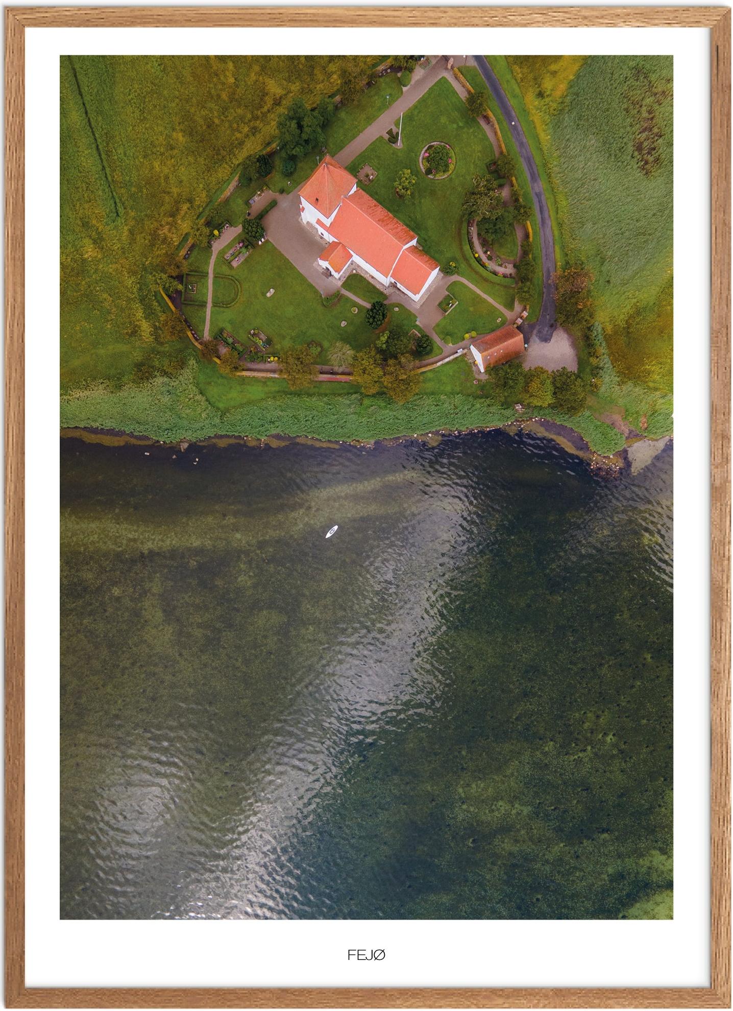 Plakat af Fejø | Naturskøn Plakat fra Lolland og Falster