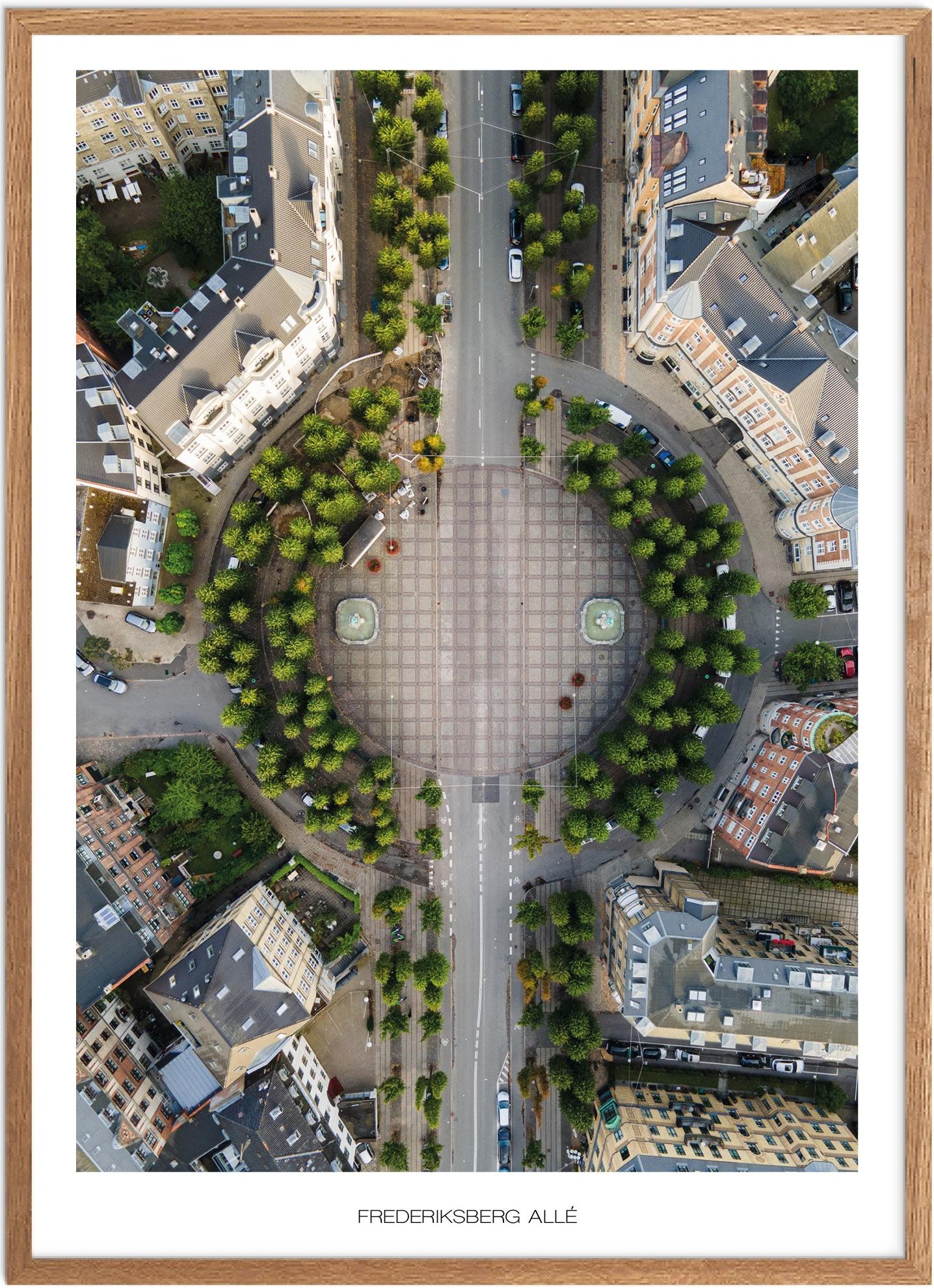 Plakat af Frederiksberg Allé | Københavnerplakat