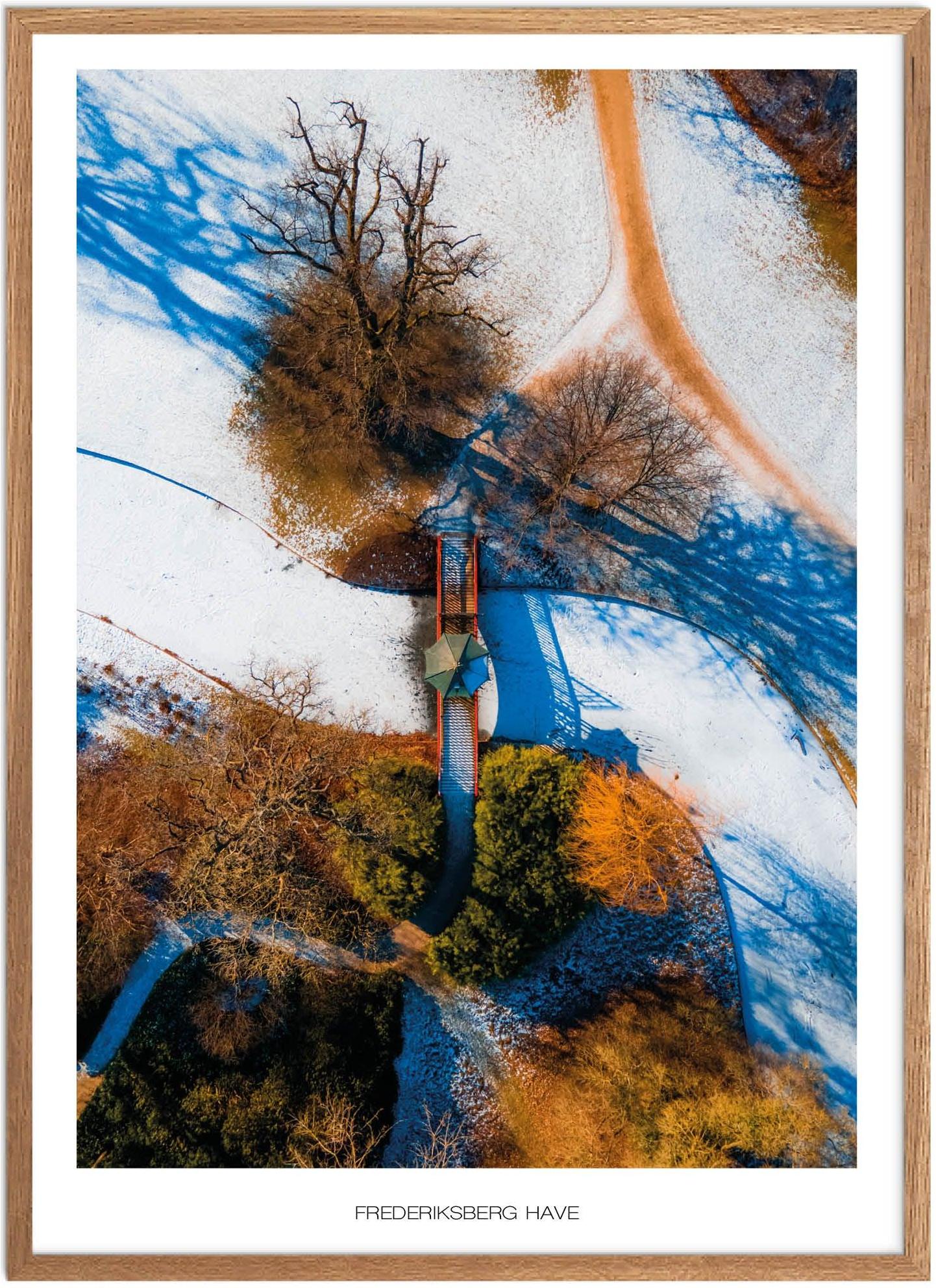 Plakat af Frederiksberg Have | Naturplakat fra København