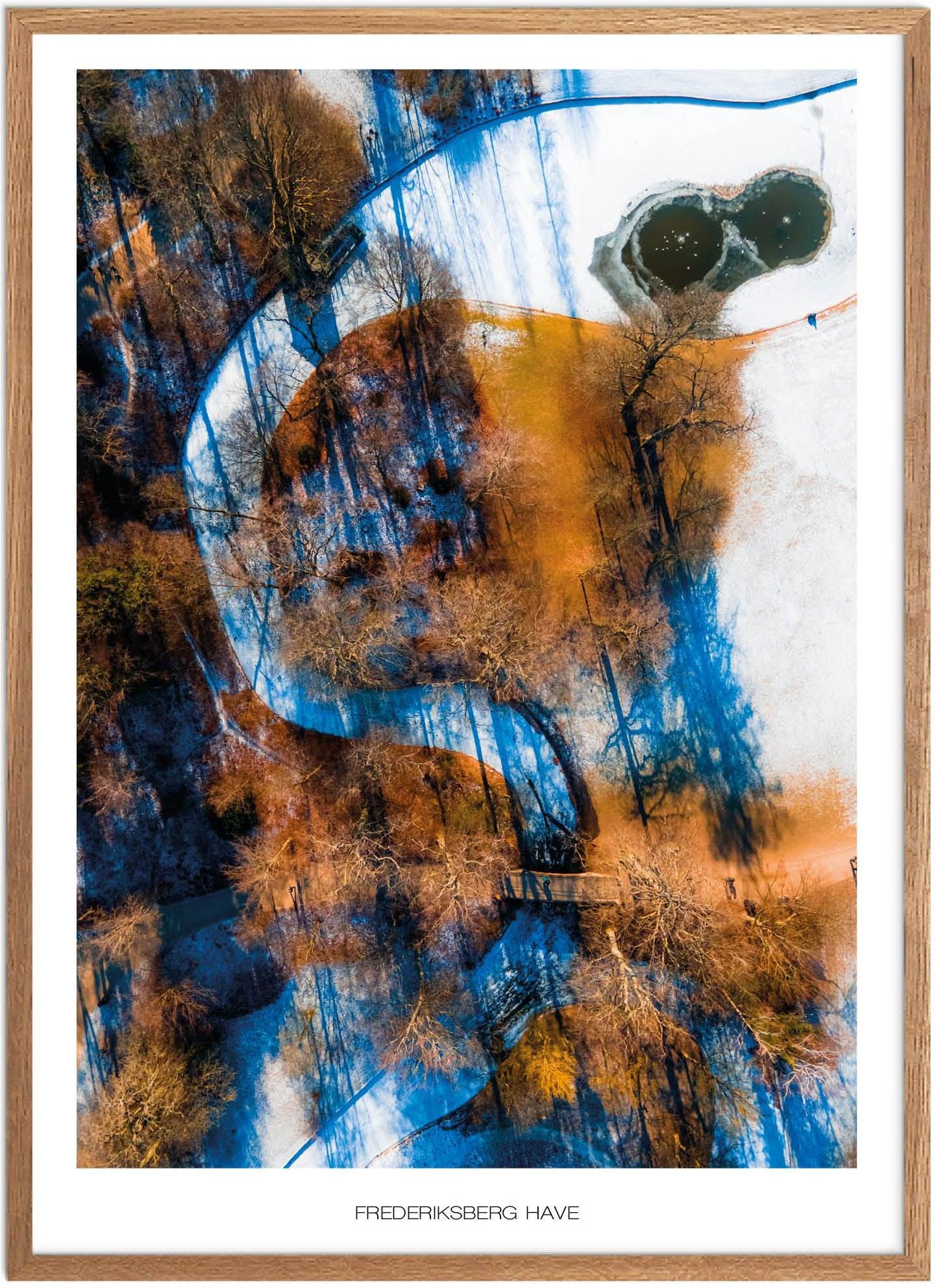 Plakat af Frederiksberg Have | Naturplakat i København