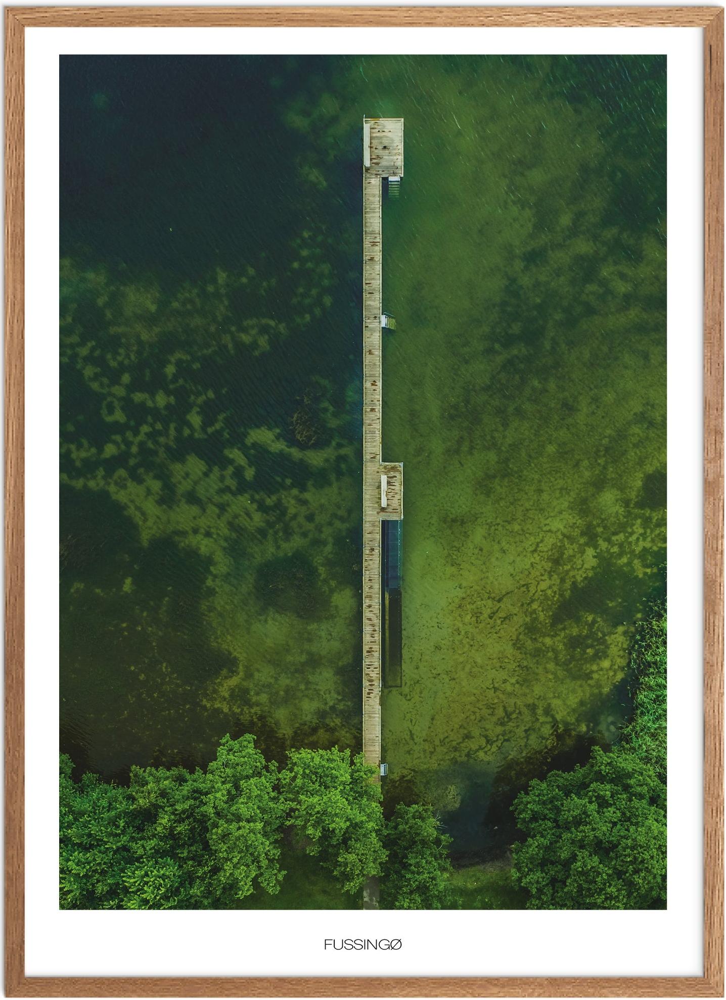 Fussingø Plakat | Naturplakat fra Østjylland | Plakatsnedkeren