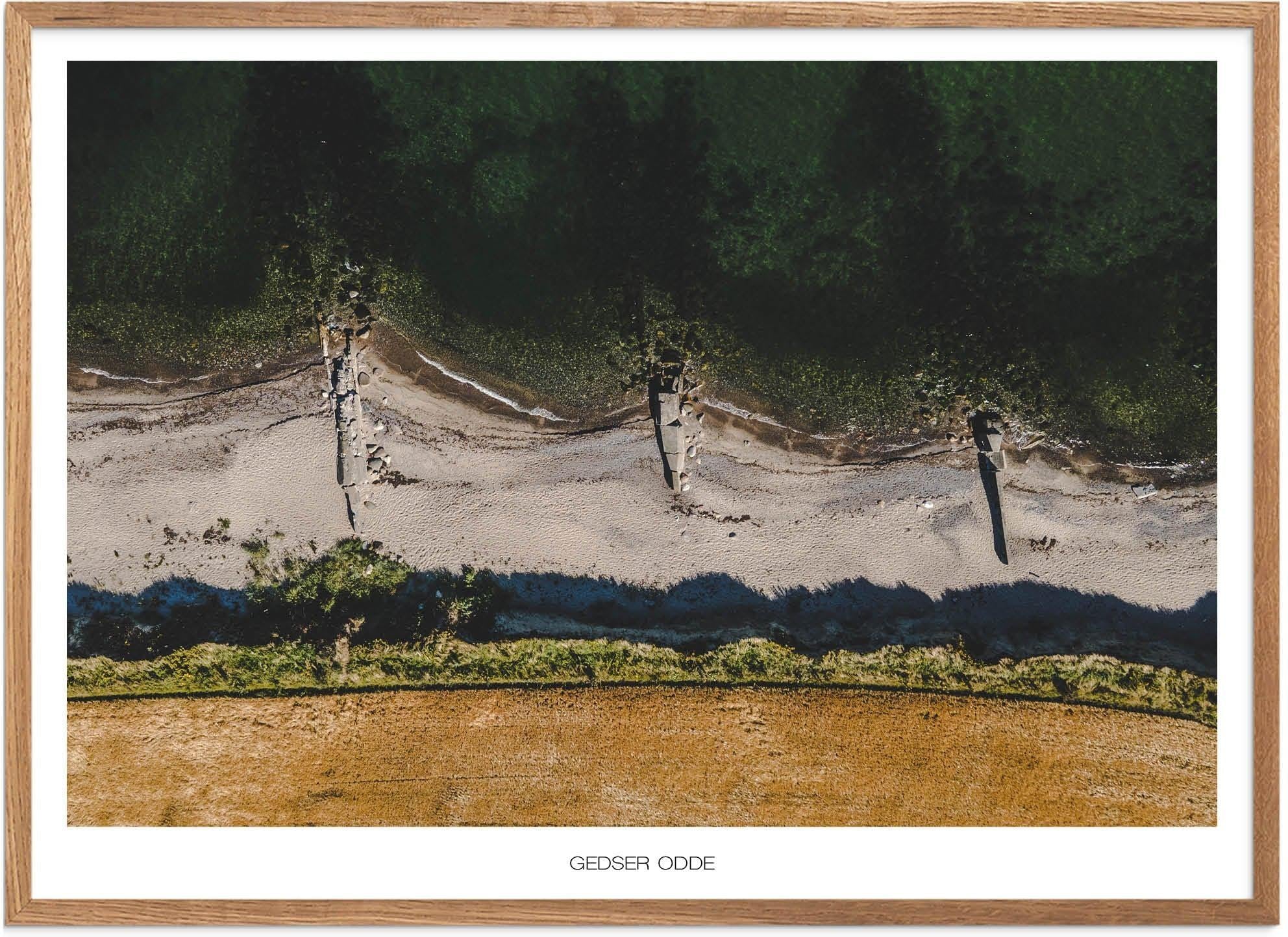 Plakat af Gedser Odde | Naturplakat fra Lolland og Falster