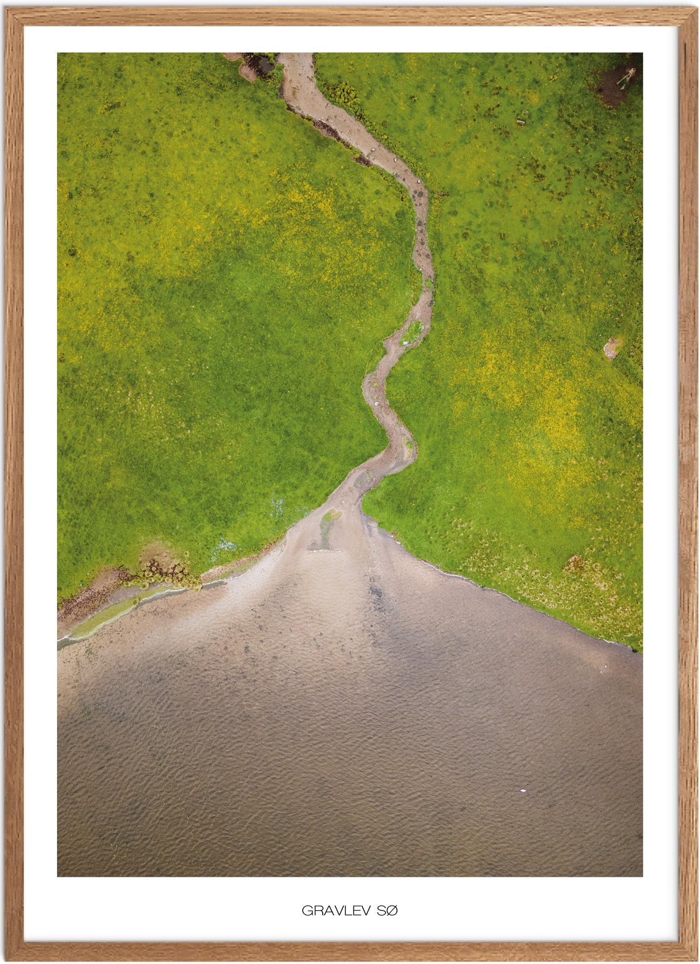 Plakat af Gravlev Sø | Naturplakat fra Nordjylland