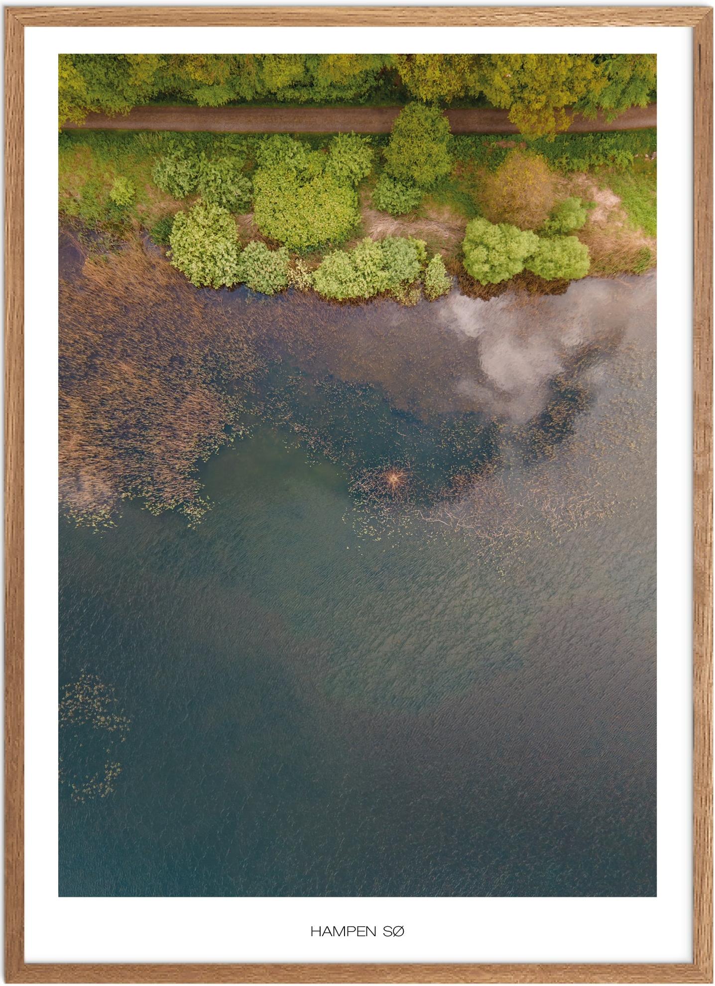 Plakat af Hampen Sø | Naturplakat til dit hjem