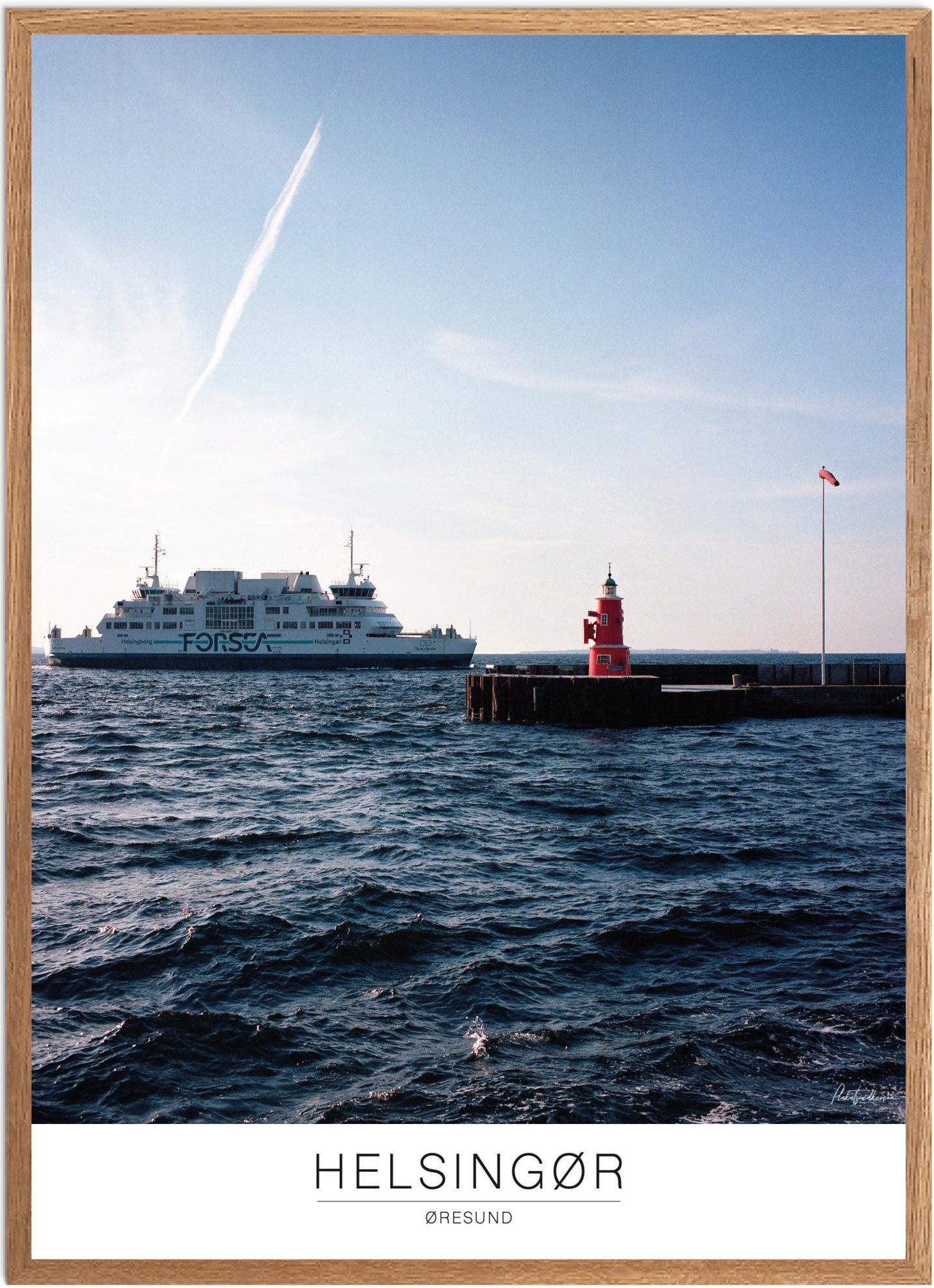Plakat af Helsingør Øresund | Naturplakat til væggen