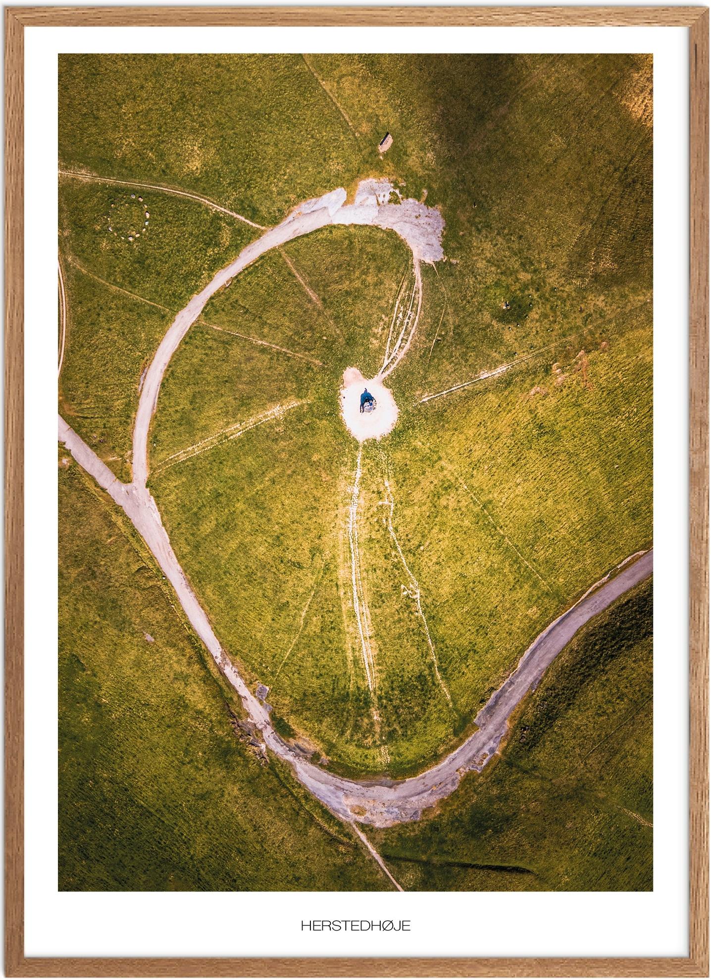 Plakat af Herstedhøje | Naturplakat fra Plakatsnedkeren