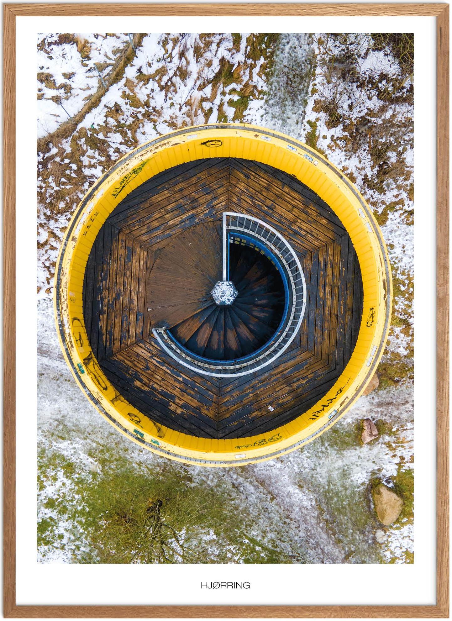 Naturplakat fra Plakatsnedkeren – Udsigt over Nordjylland