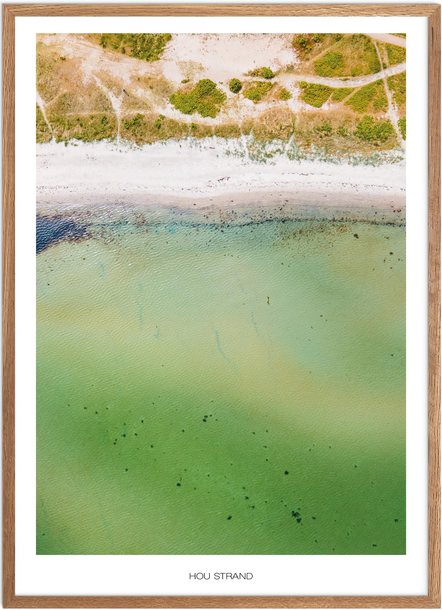 Naturplakat af Hou Nordstrand - Østjylland Plakater