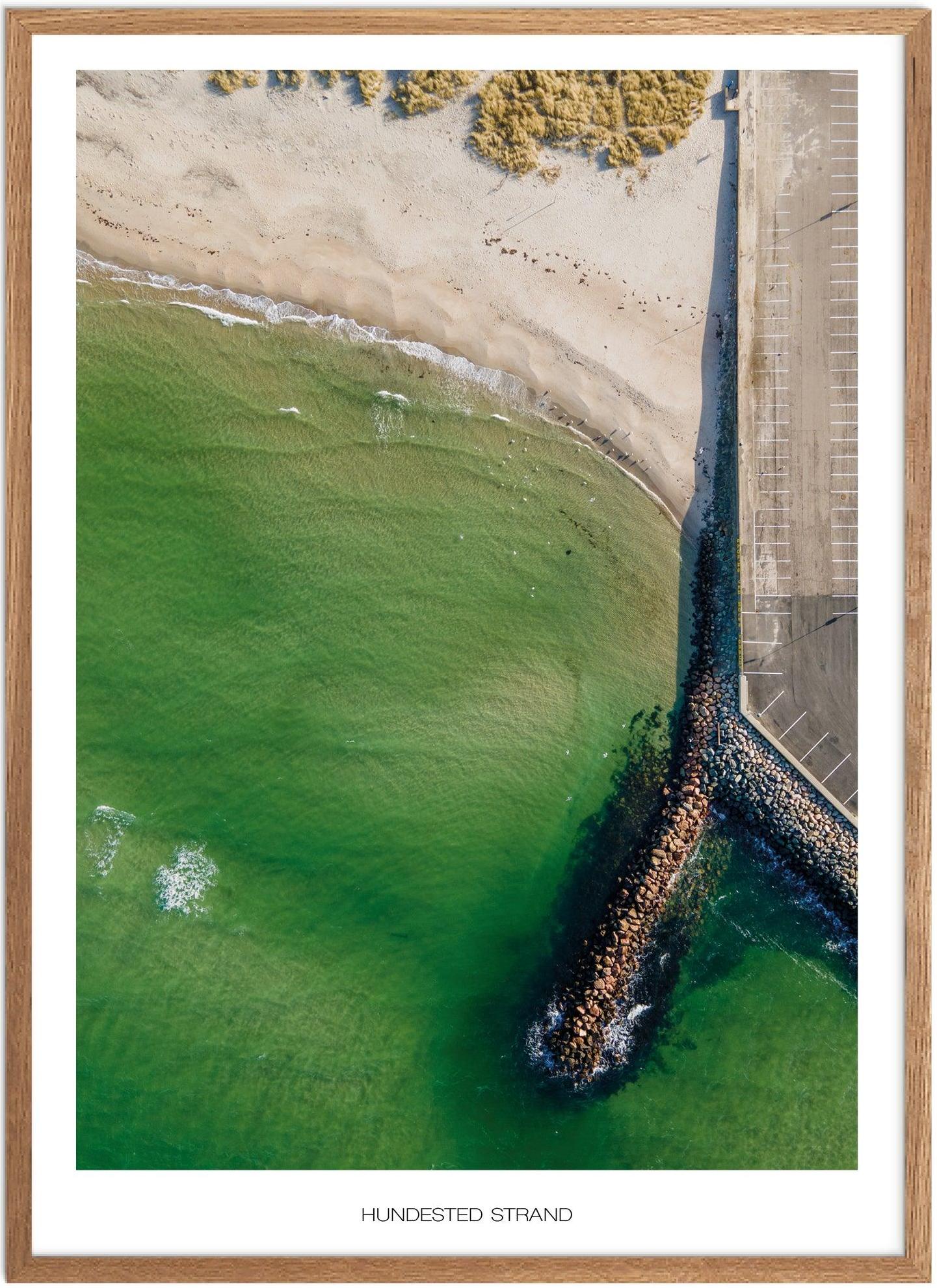 Hundested Strand Plakat | Naturplakat fra Nordsjælland