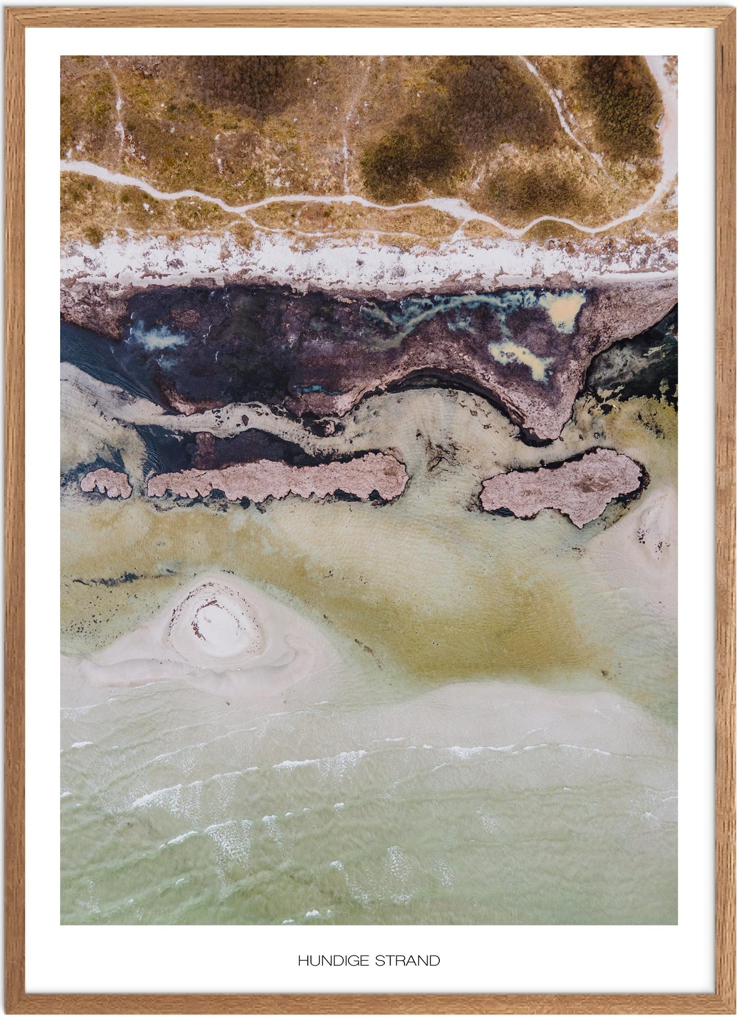 Plakat af Hundige Strand | Naturplakat fra Plakatsnedkeren