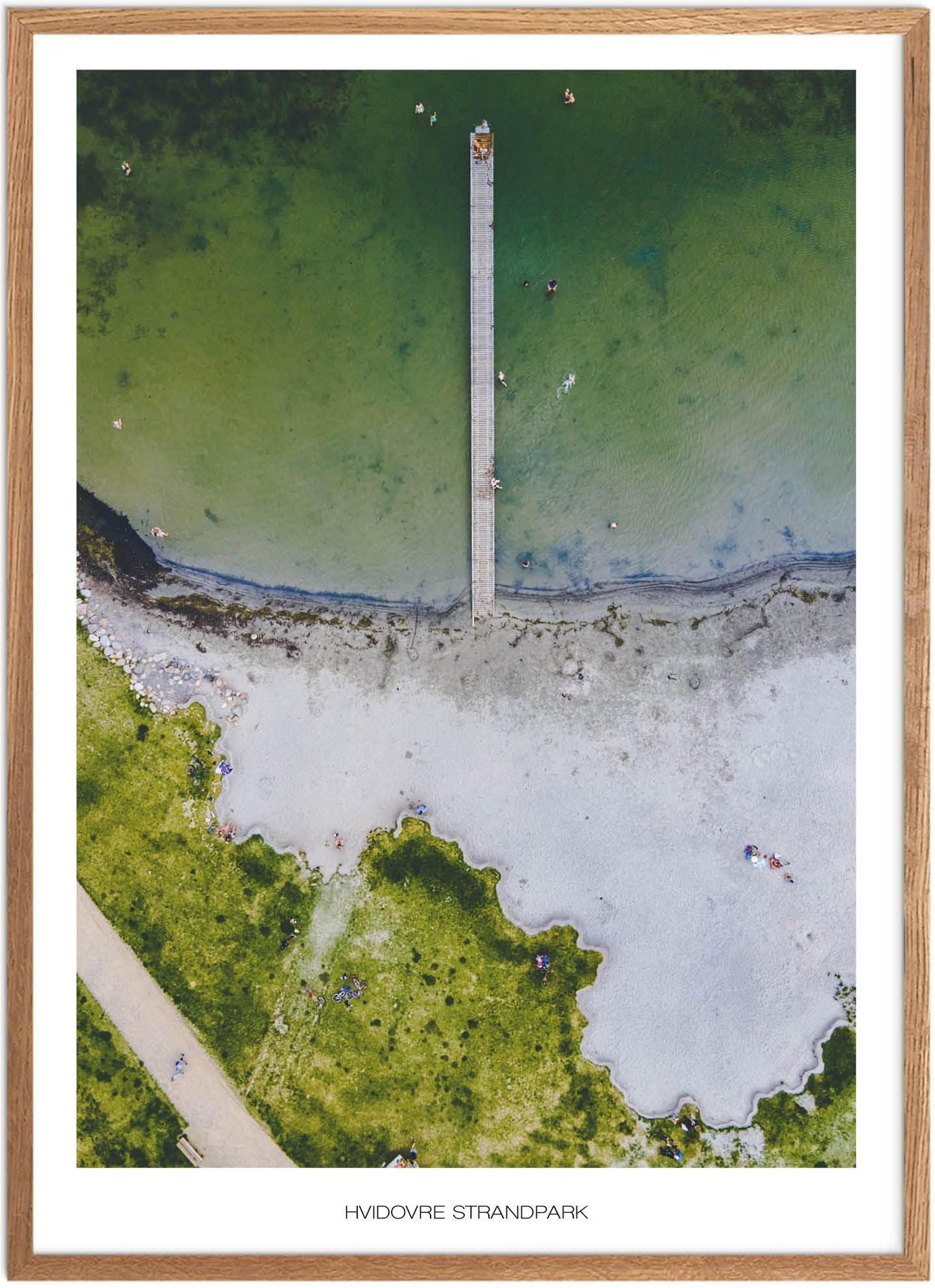Plakat af Hvidovre Strandpark | Naturplakat fra København