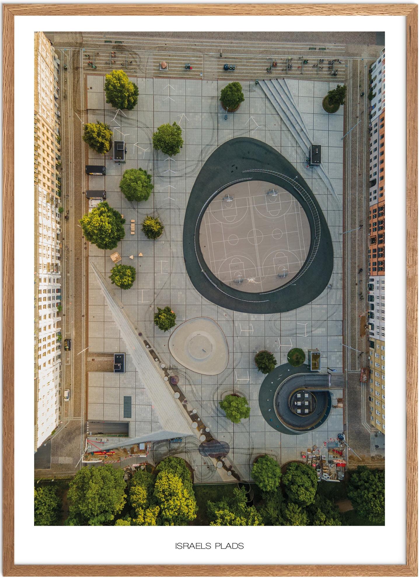 Plakat af Israels Plads | Naturplakat fra København