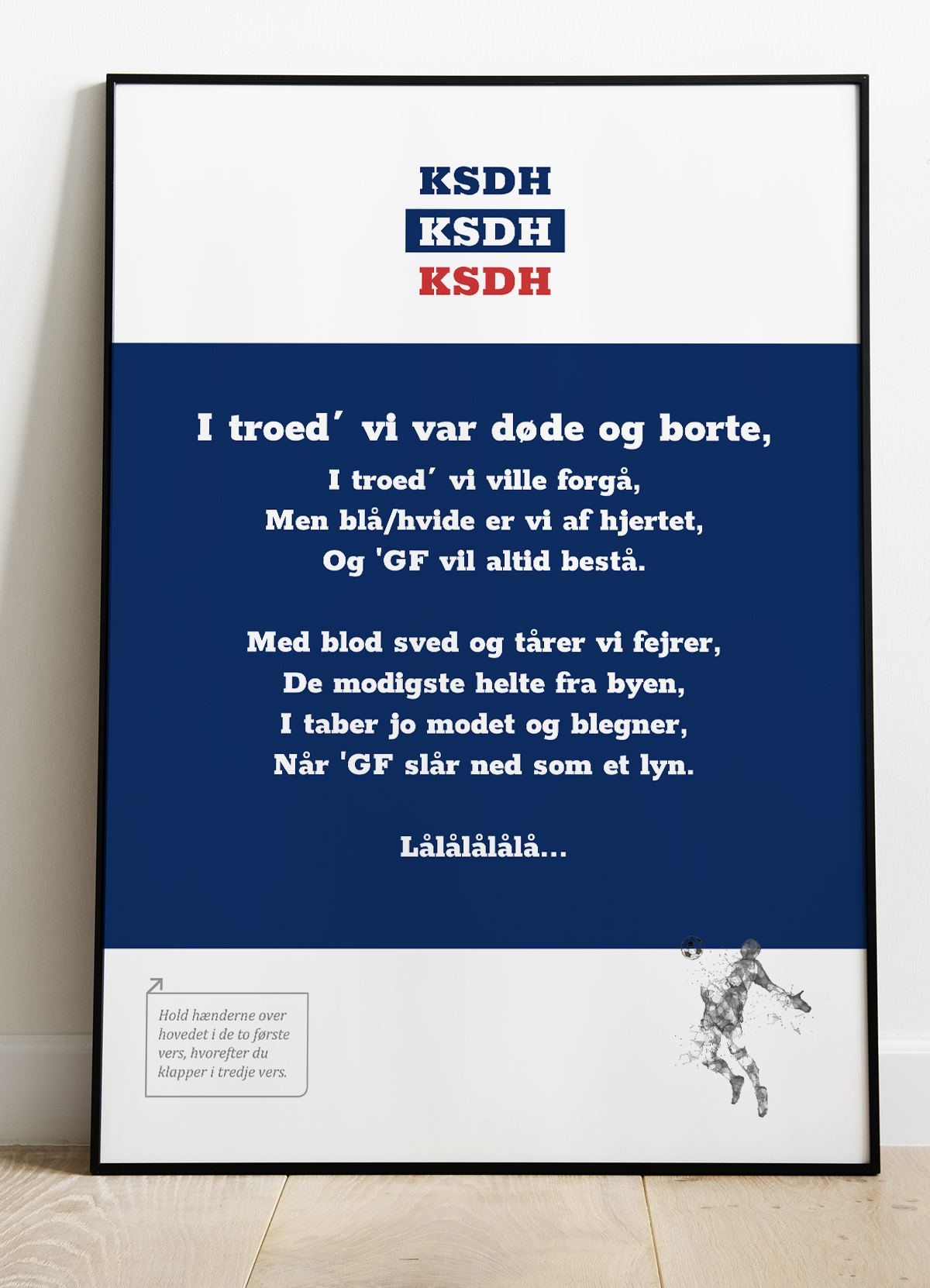 Fængende Fansang Plakat – I Troede 2 (A4) Kr. 199