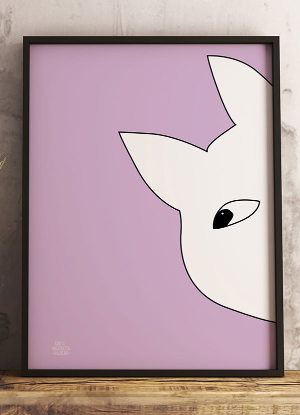 Katteplakat til Børneværelset - A4 Format, Kr. 199,-
