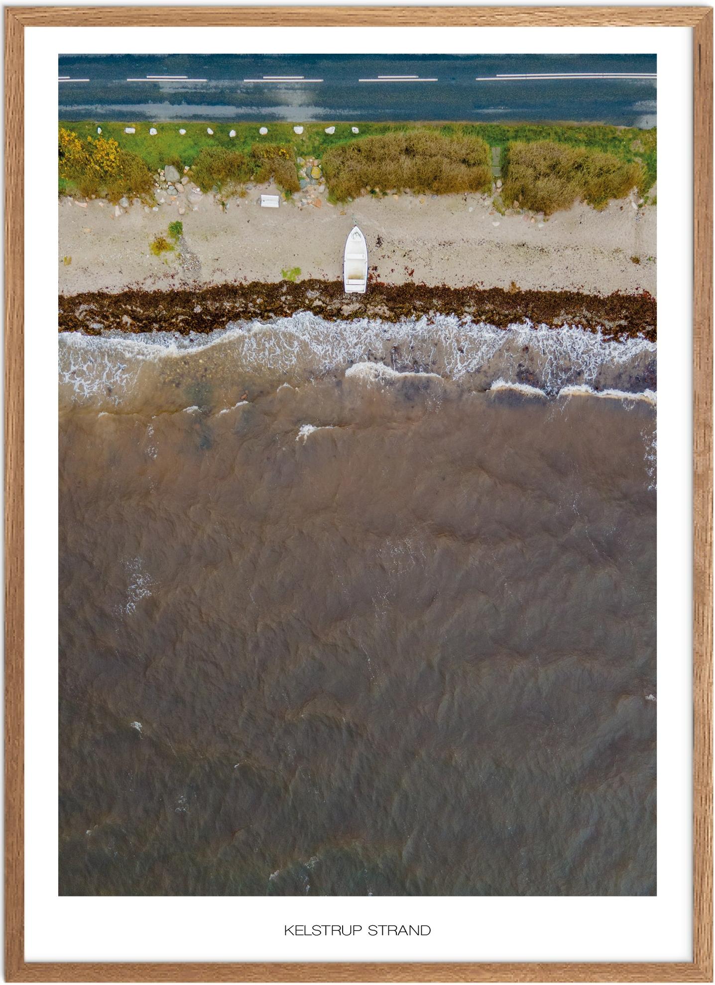 Plakat af Kelstrup Strand | Naturmotiv fra Vestsjælland