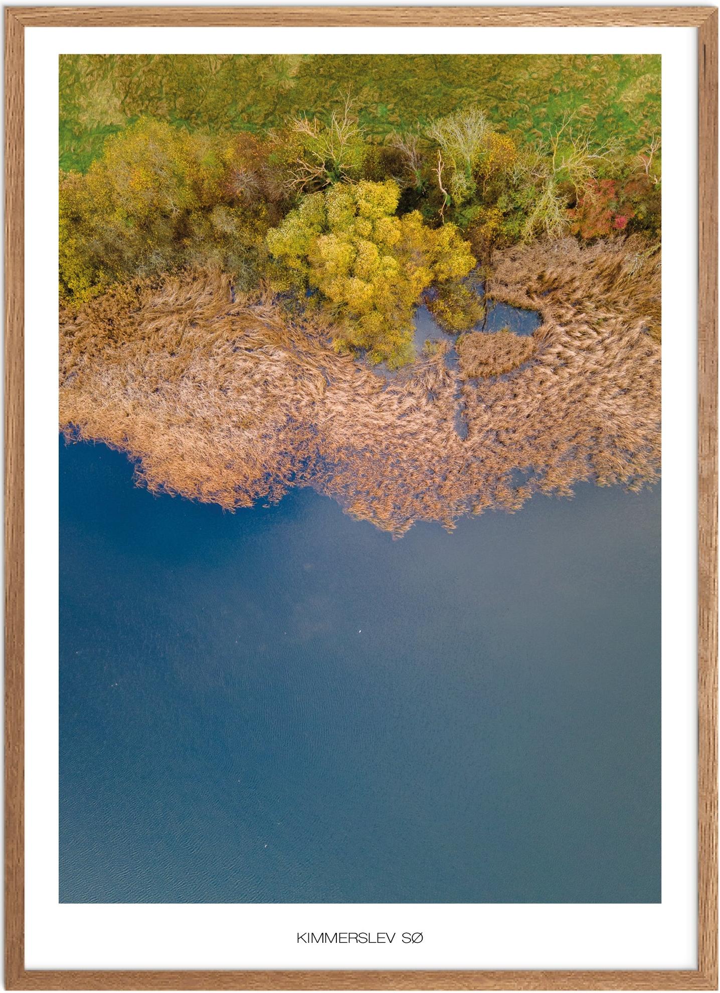 Plakat af Kimmerslev Sø | Naturplakat til hjemmet