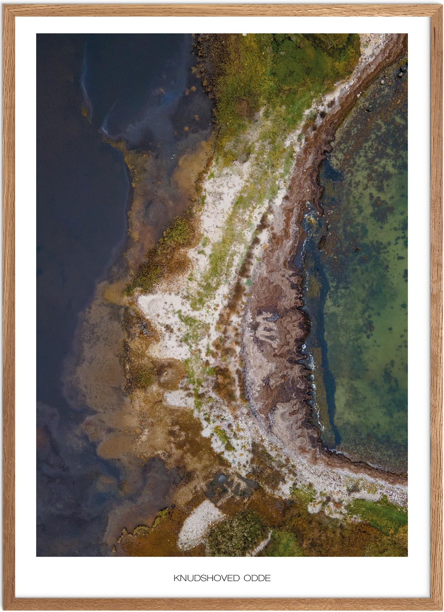 Plakat af Knudshoved Odde | Naturplakat fra Plakatsnedkeren