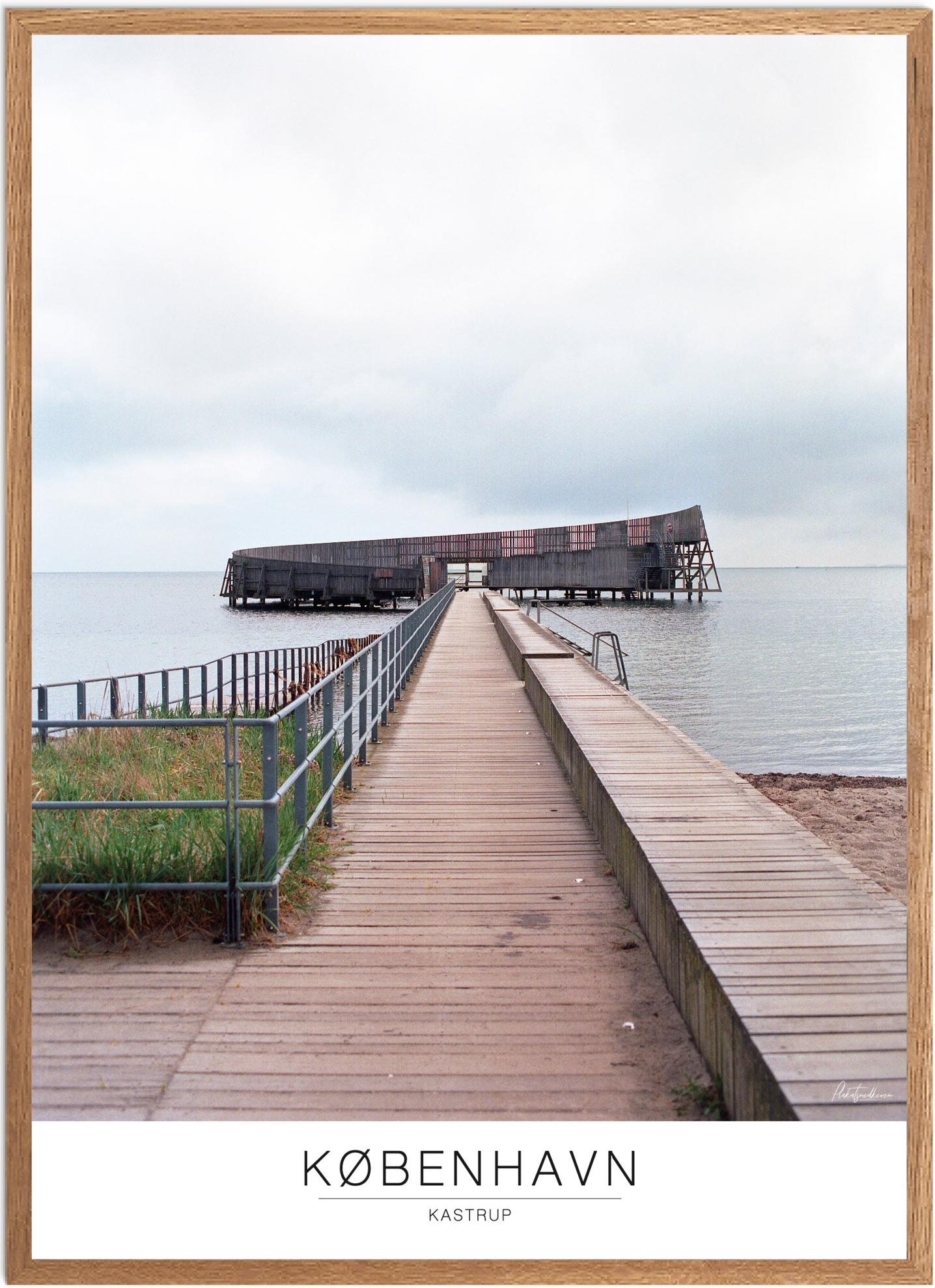 Plakat Kastrup | Naturplakat med skøn udsigt