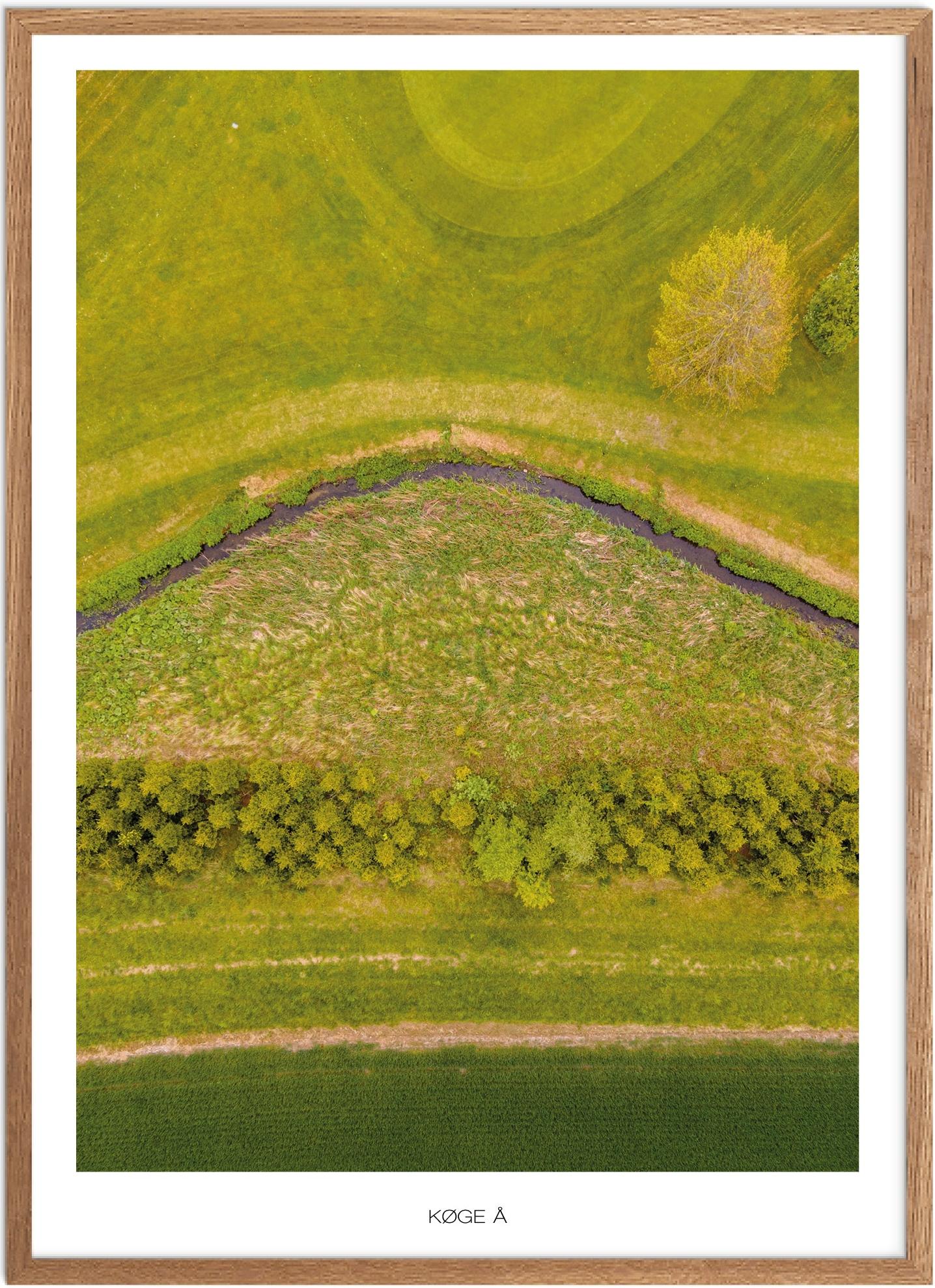 Plakat af Køge Å | Naturplakat til dit hjem