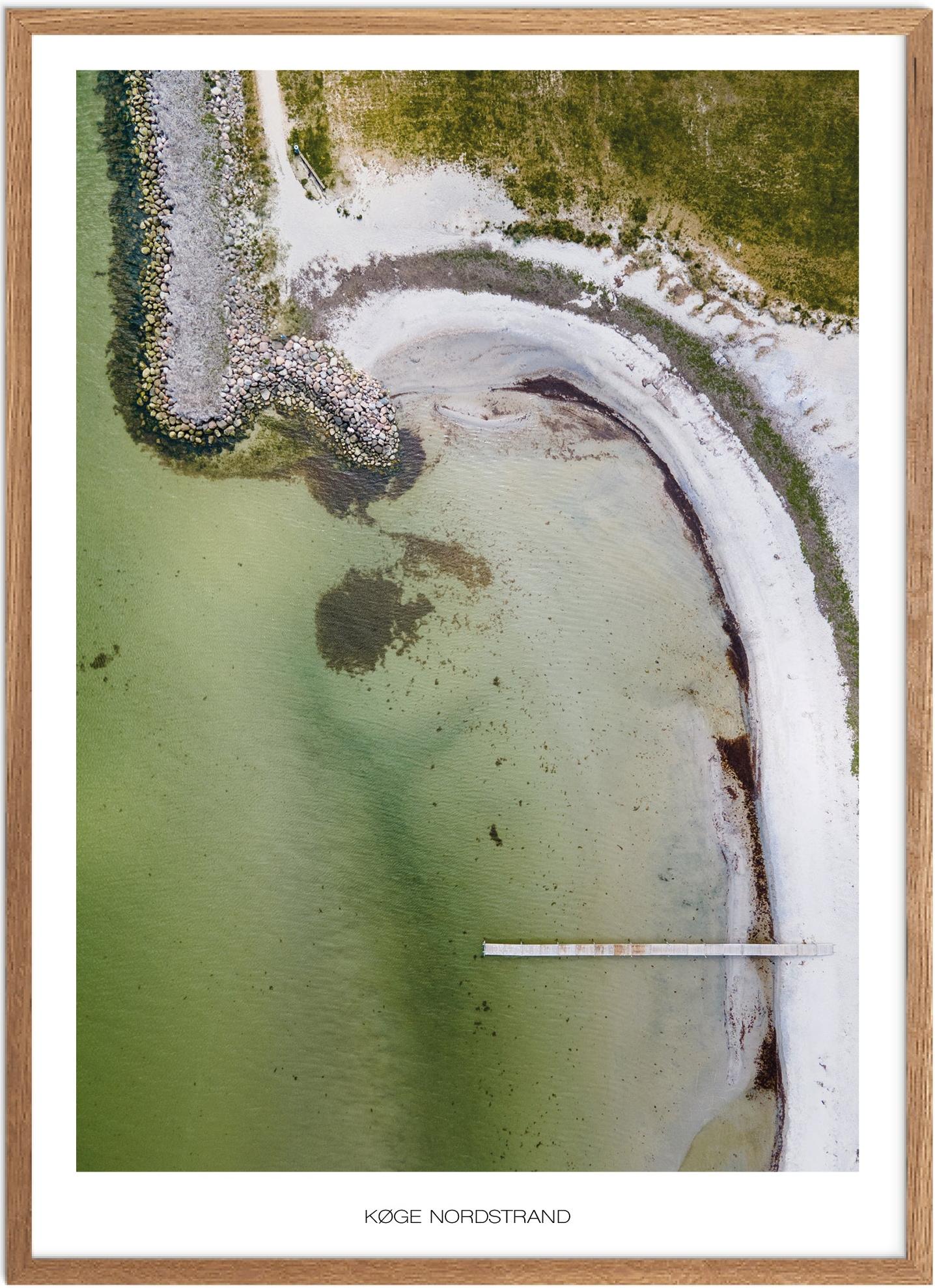 Plakat af Køge Nordstrand | Naturplakat | Plakatsnedkeren