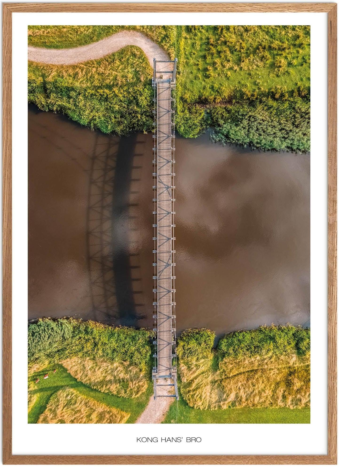 Kong Hans' Bro Plakat | Smuk Naturplakat fra Vestjylland