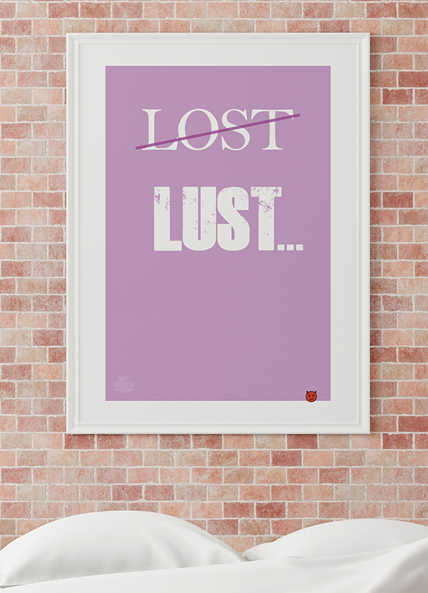 Lost – Lust Plakat til Soveværelset – Kun 199 Kr!