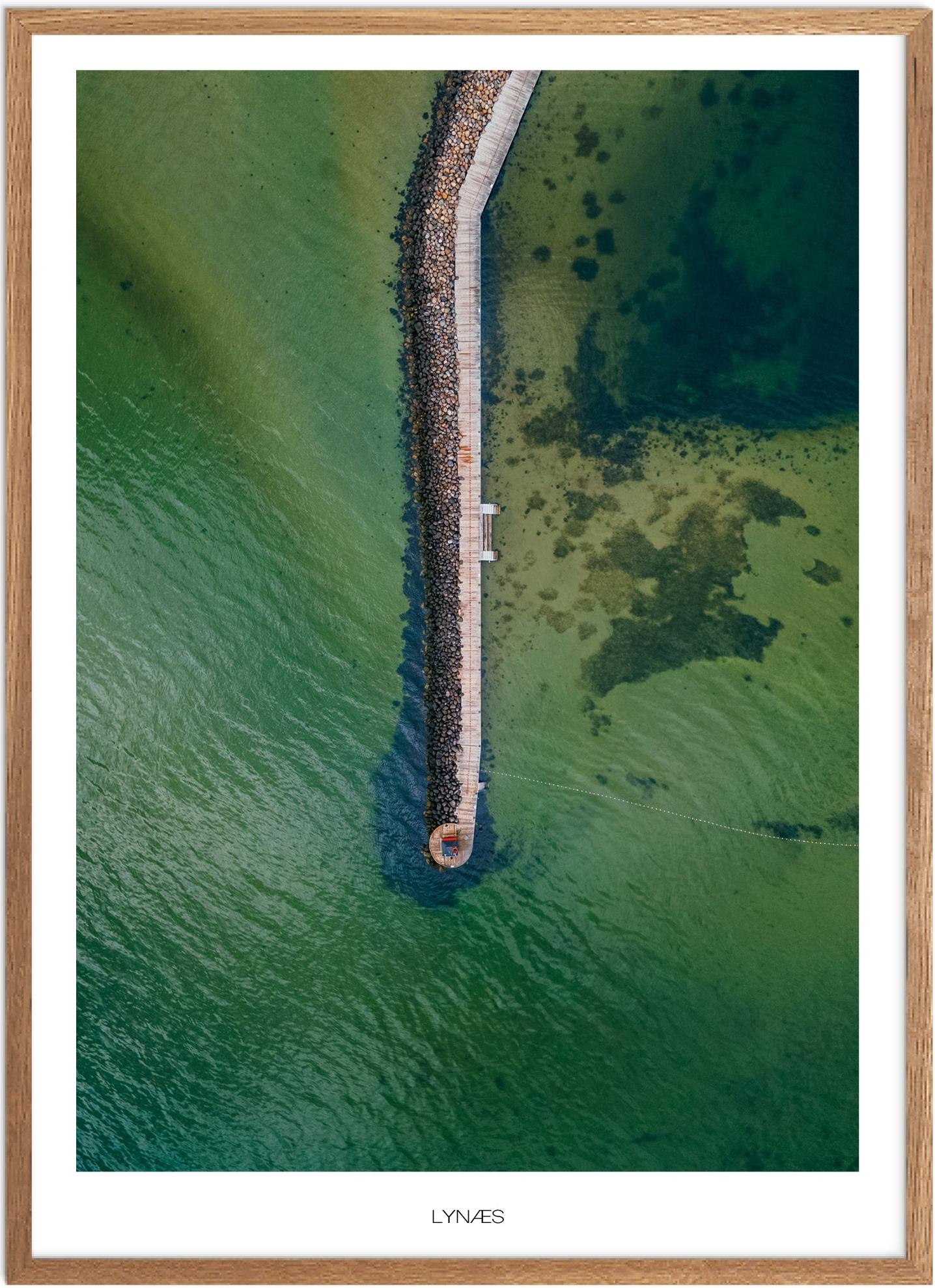 Plakat af Lynæs | Smuk naturplakat fra Nordsjælland