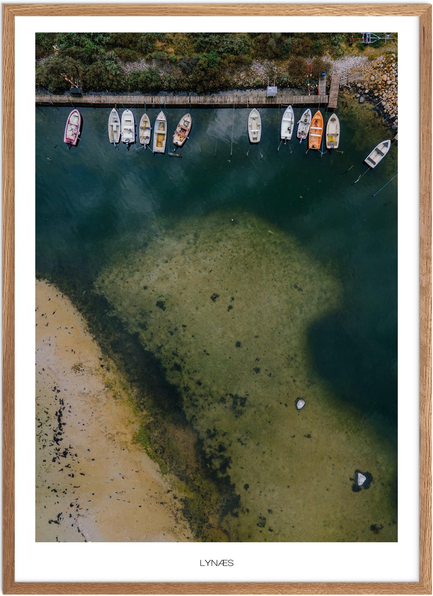 Plakat af Lynæs - Smuk naturplakat fra Nordsjælland