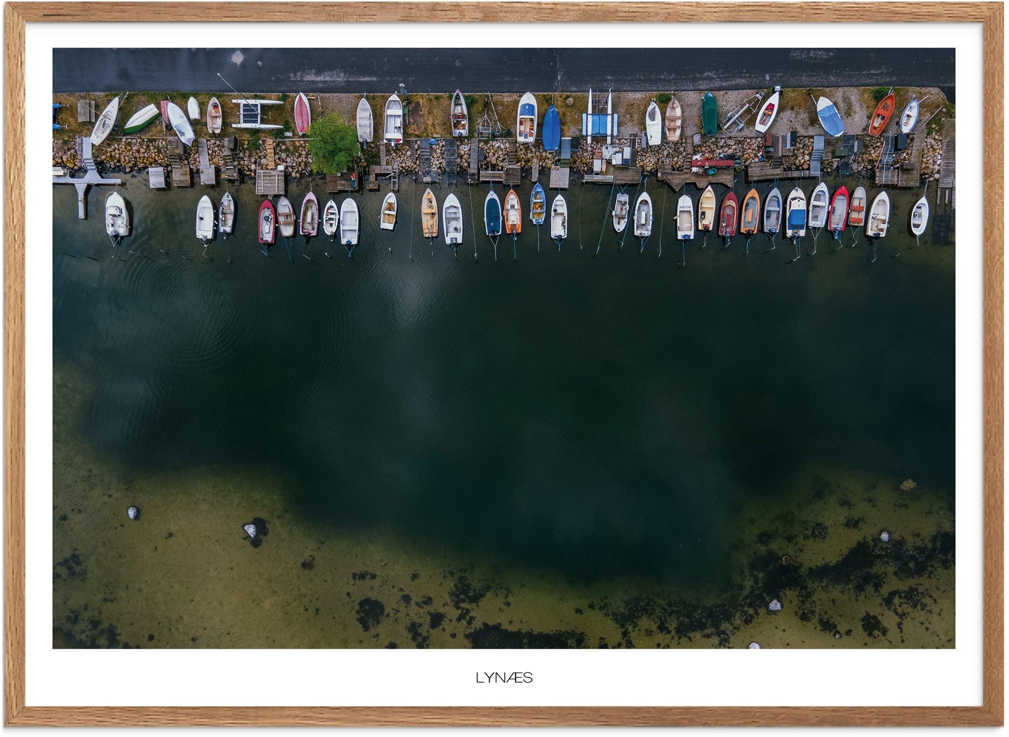 Plakat af Lynæs - Smuk naturplakat fra Nordsjælland