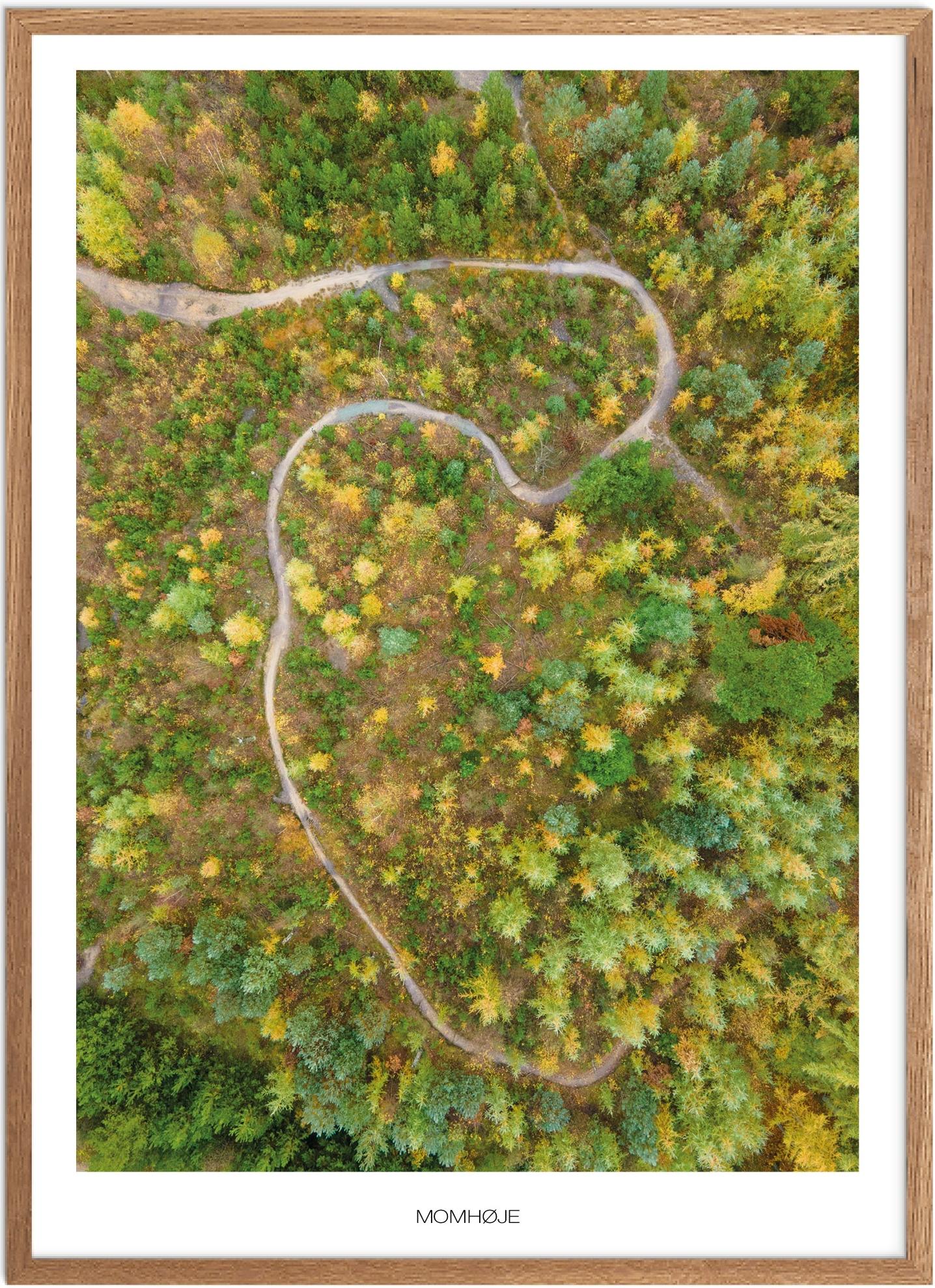 Momhøje Naturplakat - Skøn Plakat fra Vestjylland