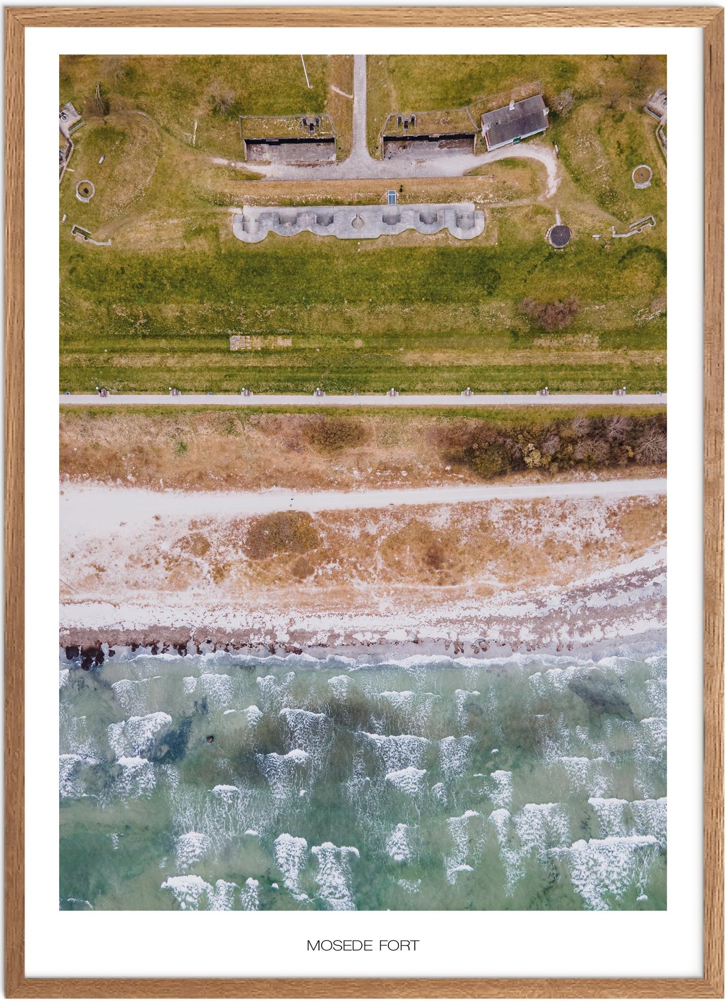 Plakat af Mosede Fort | Naturplakat fra Plakatsnedkeren