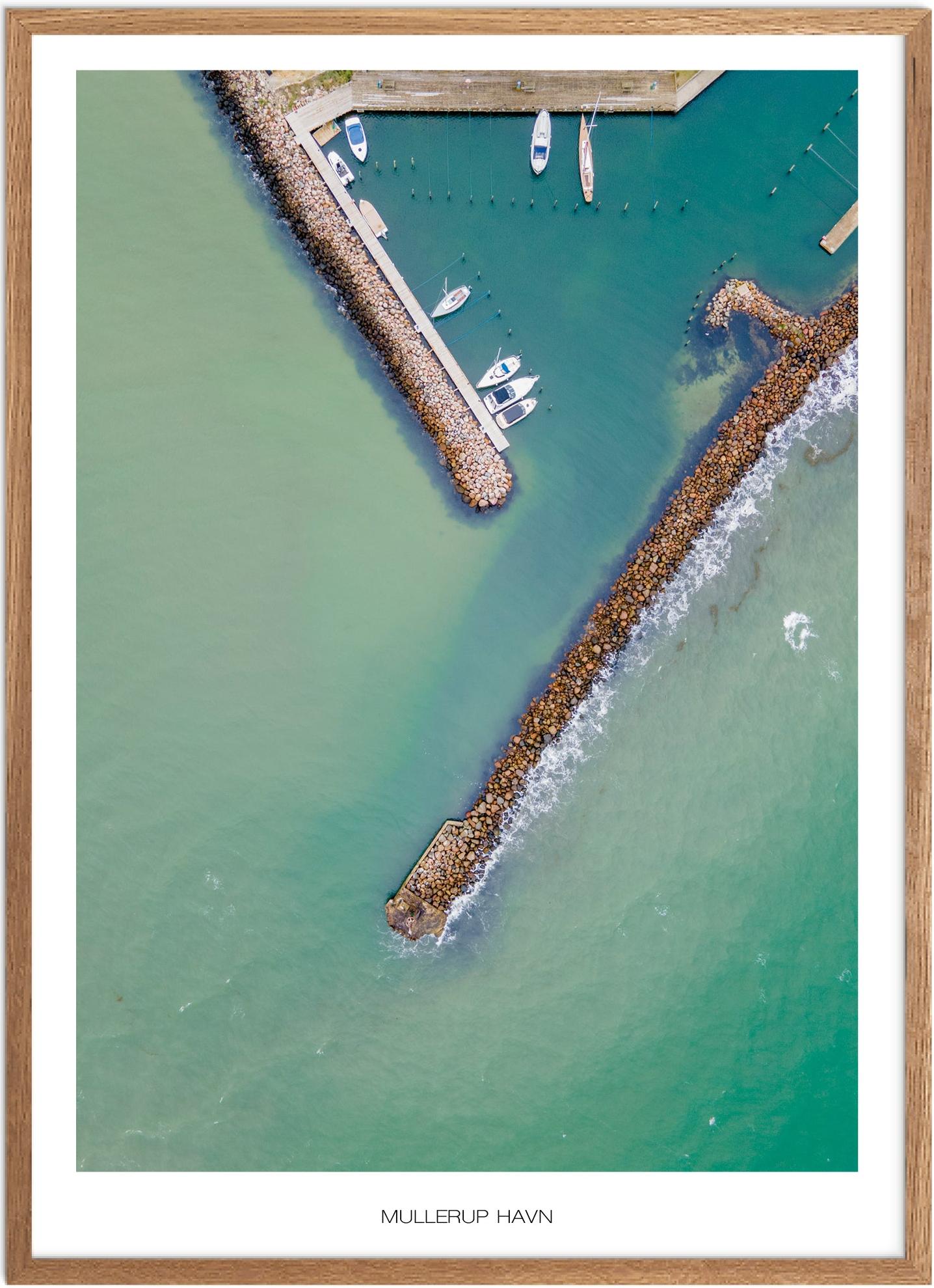 Plakat af Mullerup Havn | Naturplakat fra Vestsjælland