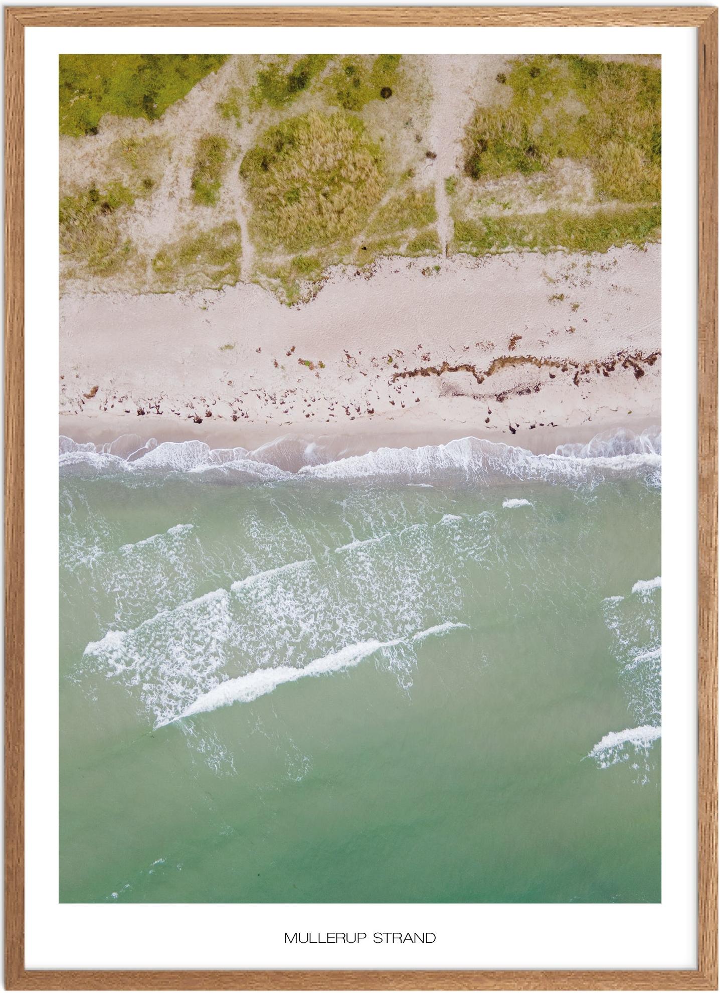Plakat af Mullerup Strand | Naturplakat fra Vestsjælland