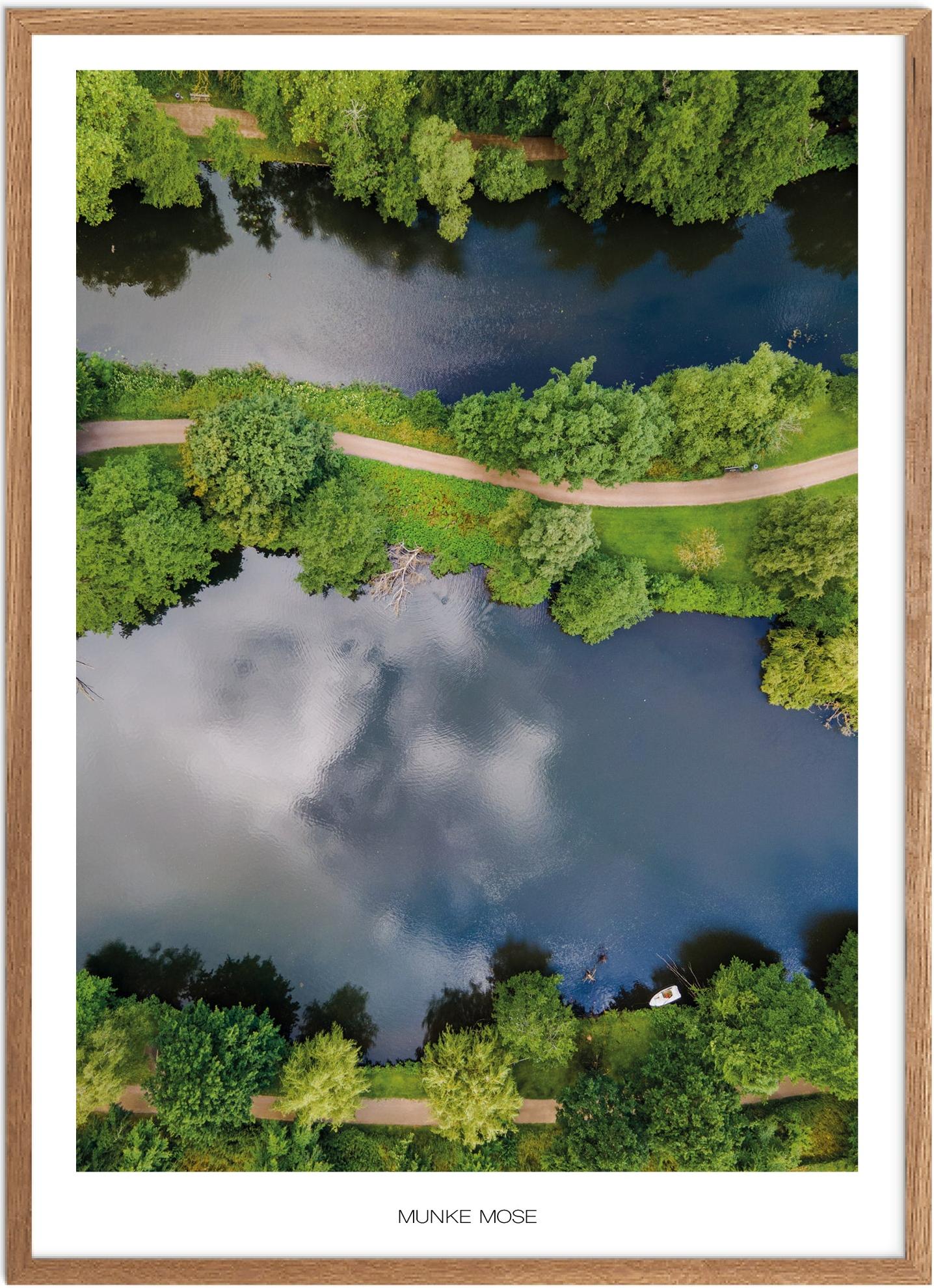 Plakat af Munke Mose | Naturplakat fra Fyn