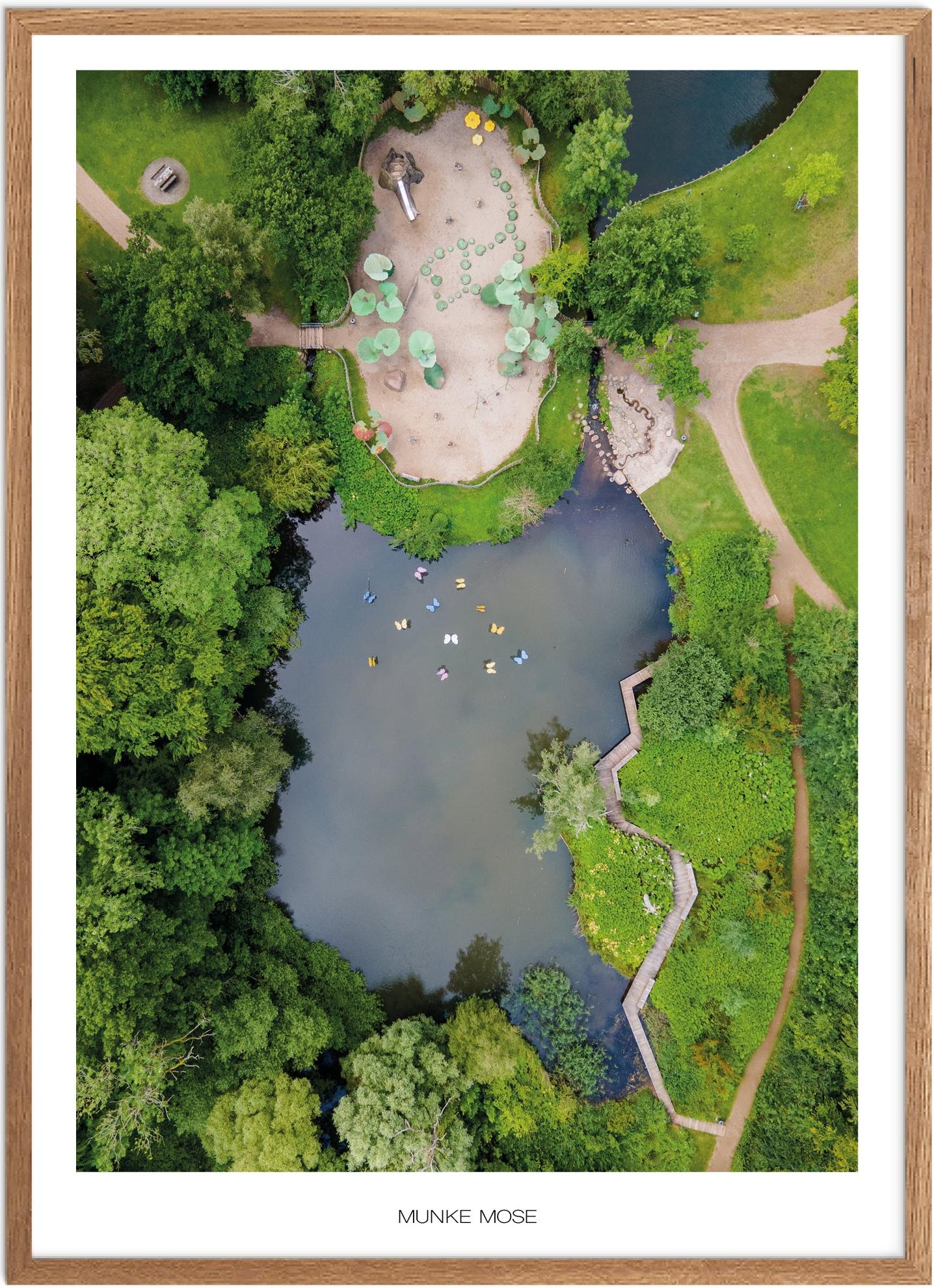 Plakat af Munke Mose | Naturplakat fra Fyn