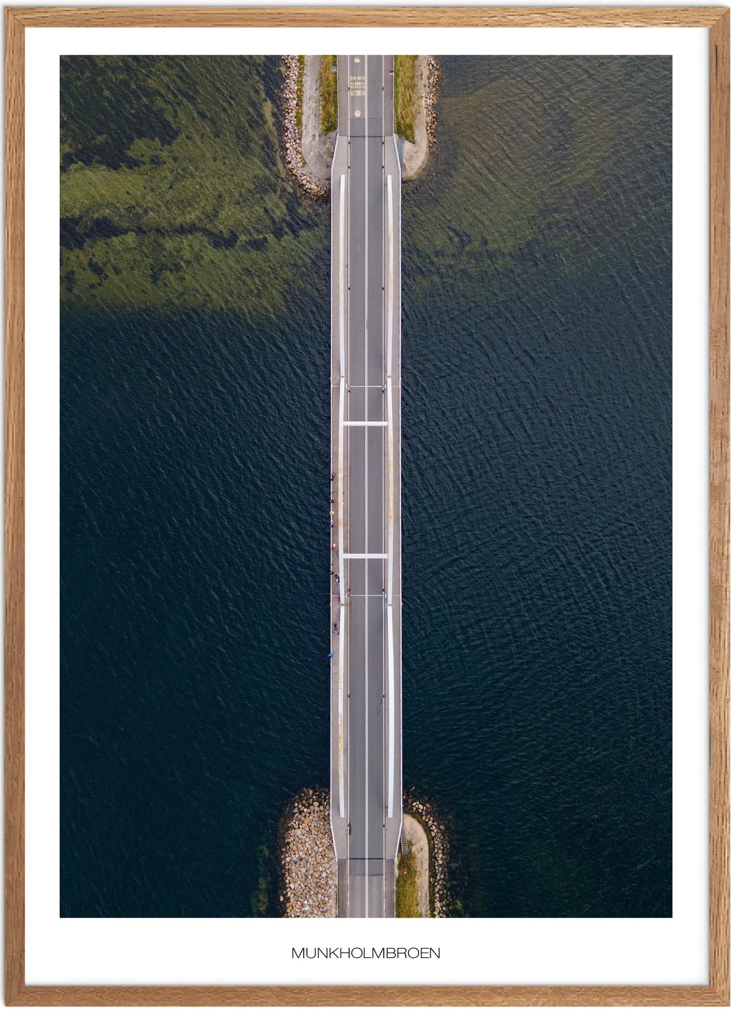 Munkholmbroen Plakat | Naturplakat fra Vestsjælland