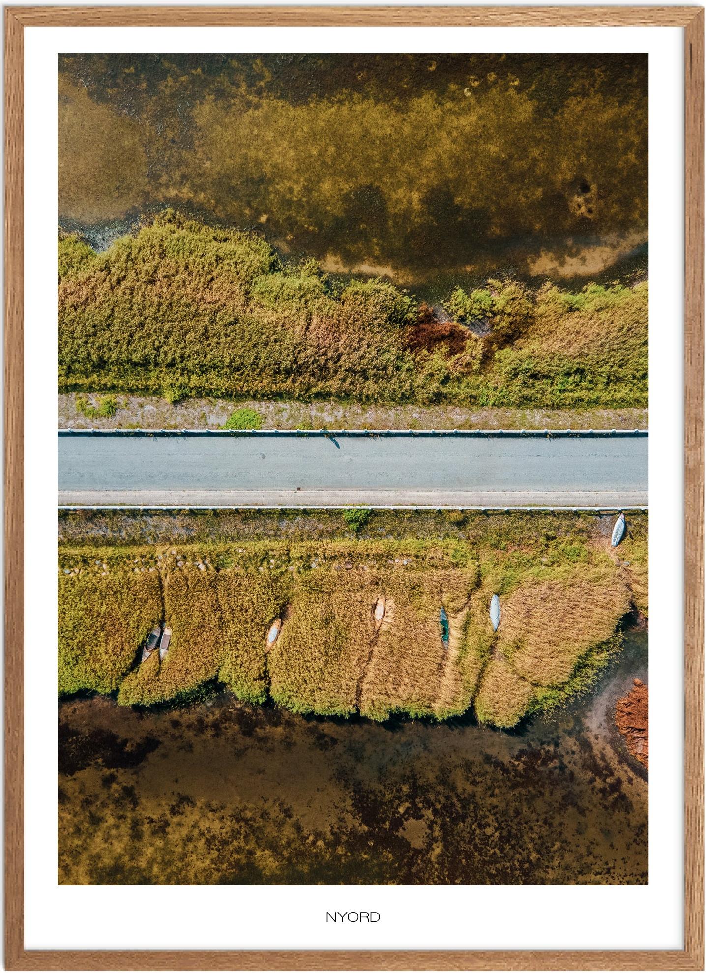 Plakat af Nyord | Naturplakat med unikt motiv