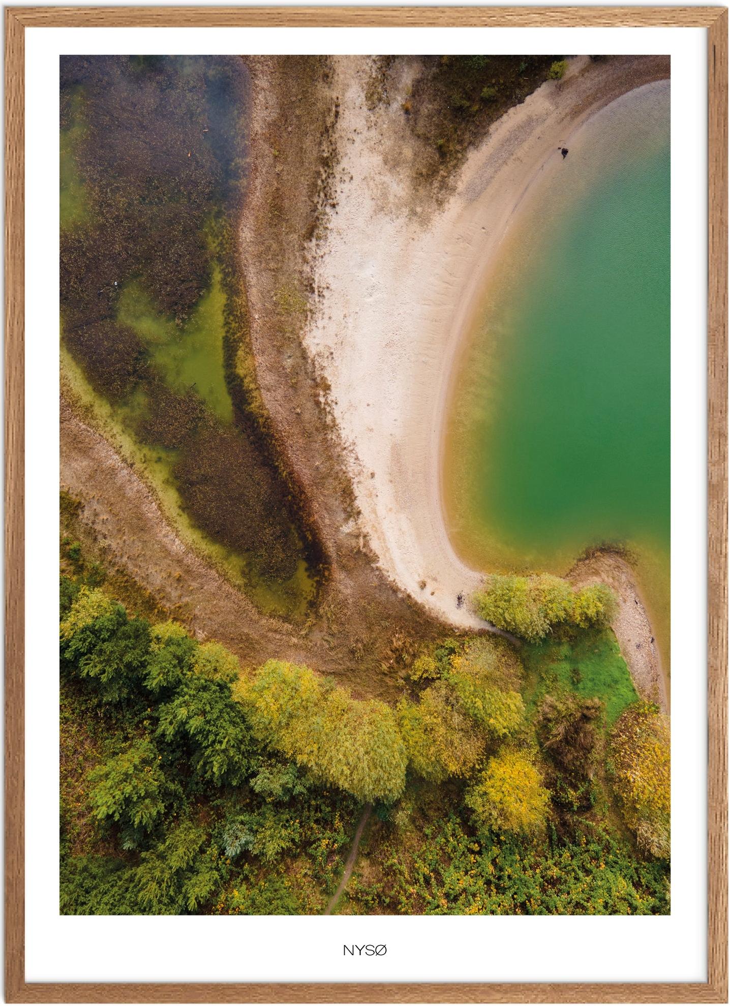 Plakat af Nysø | Naturplakat fra Vestjylland | Bestseller