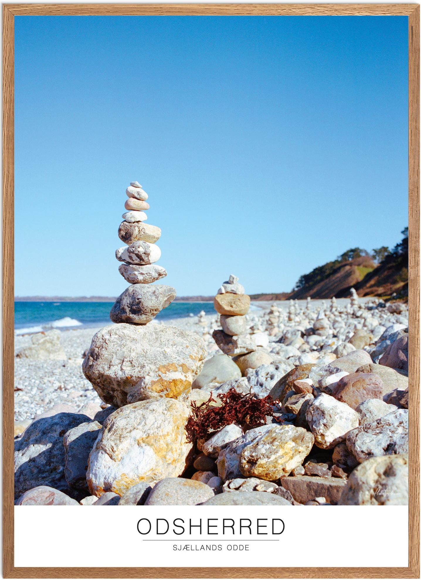 Plakat af Sjællands Odde | Naturplakat til indretning
