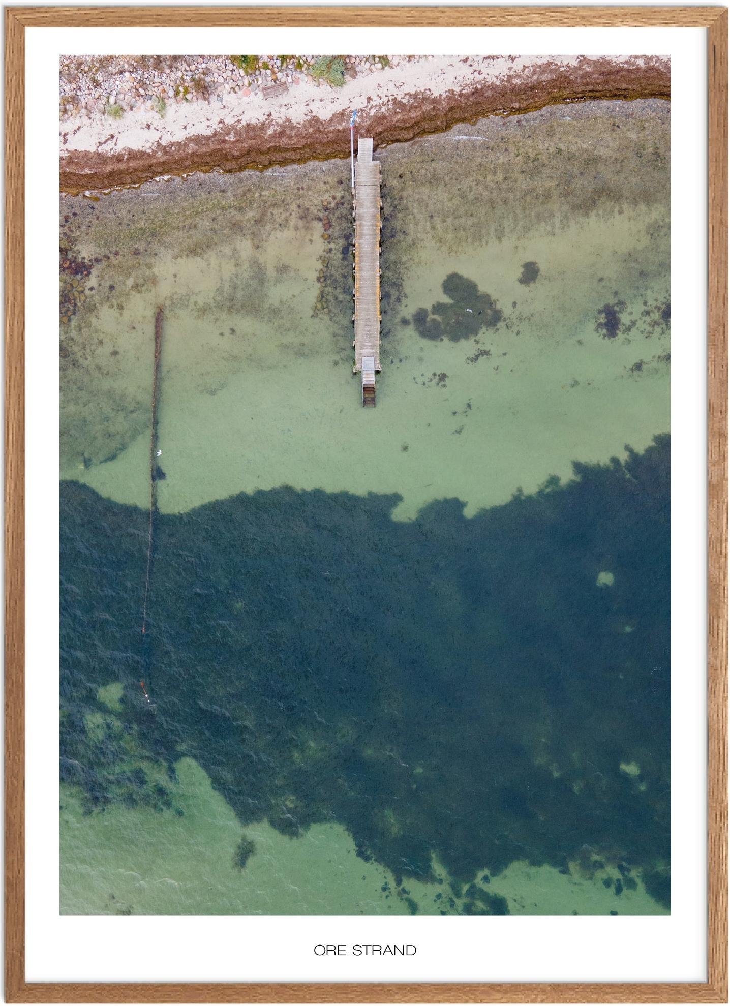 Plakat af Ore Strand | Naturplakat fra Plakatsnedkeren