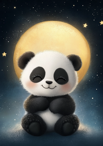 Panda Plakat 93 - Måneskin og Stjernelys