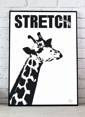 Girafplakat i A4-format - Kun 199 kr!