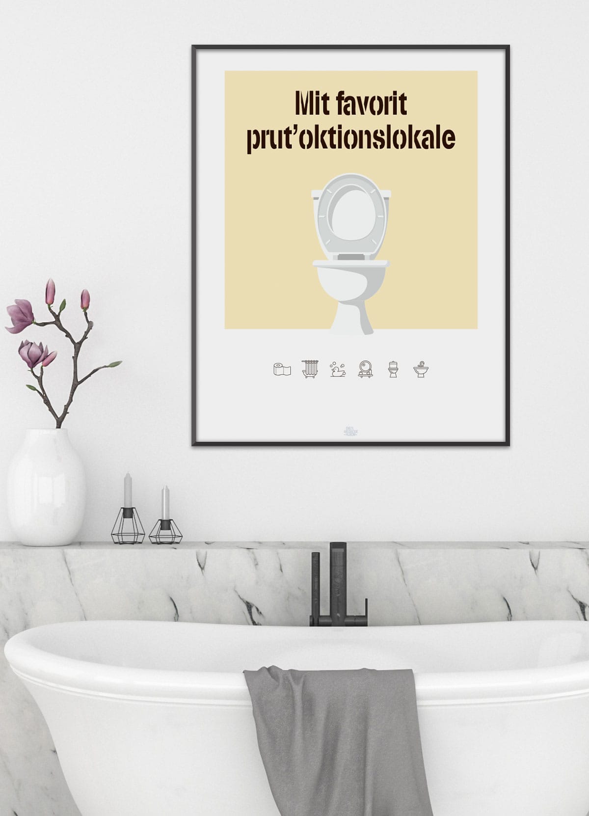Toiletplakat – Mit favorit prutoktionslokale A4 til salg Kr. 199