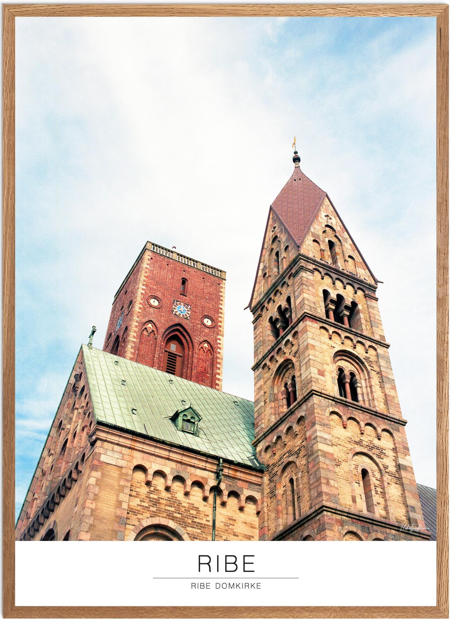 Plakat af Ribe Domkirke - Danmarks ældste domkirke