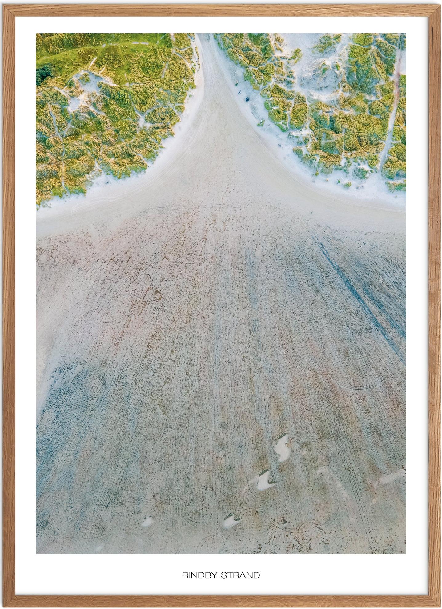 Rindby Strand Plakat | Naturplakat fra Vestjylland