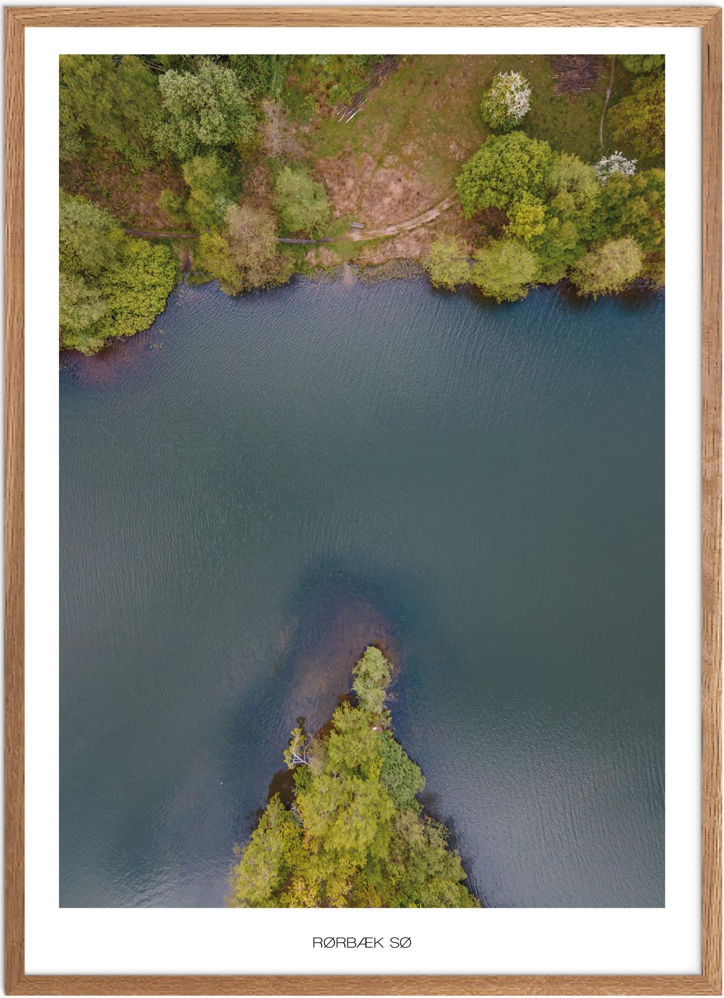 Plakat af Rørbæk Sø | Naturplakat til dit hjem
