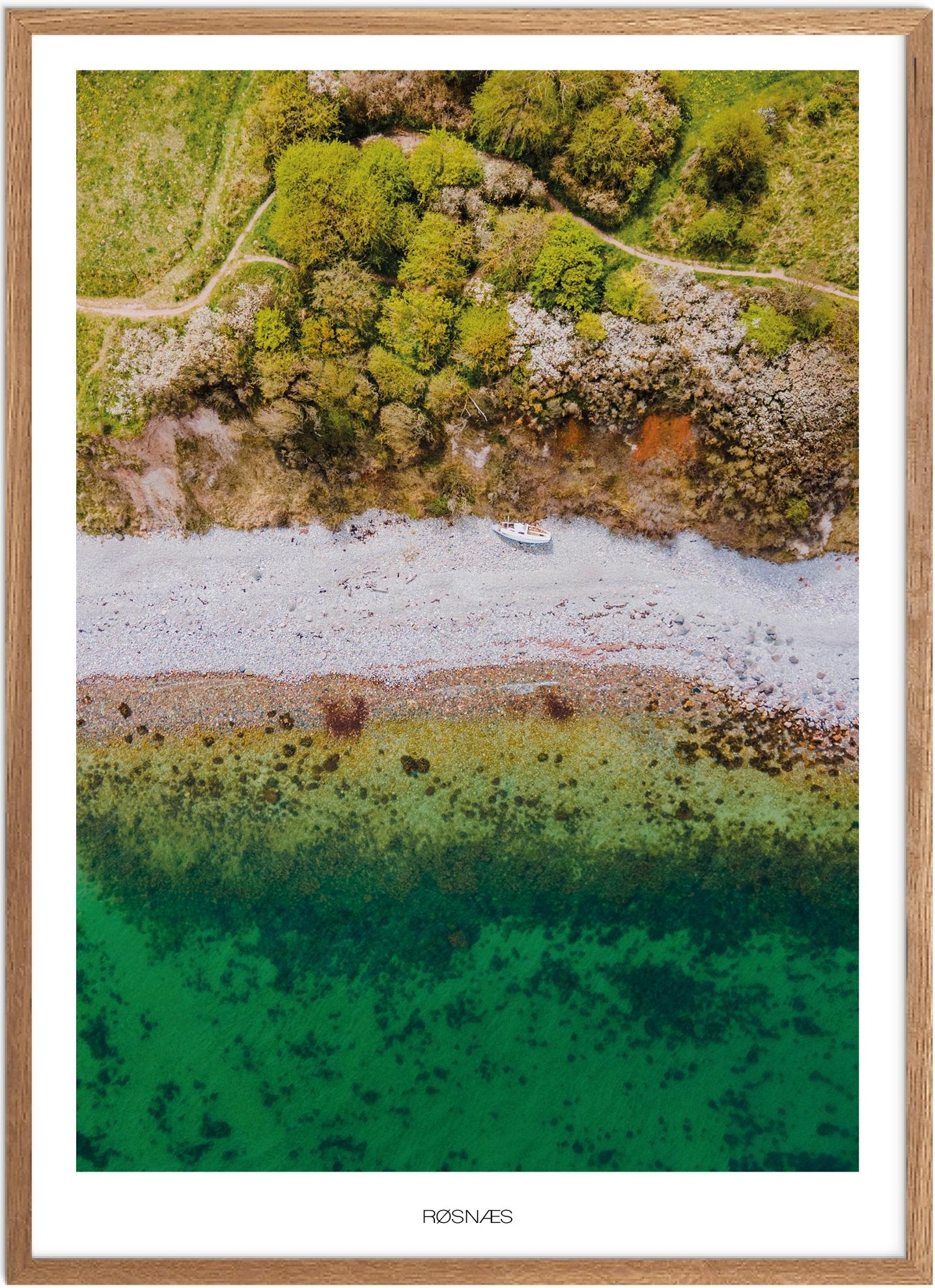 Røsnæs Naturplakat - Vestsjælland Plakat fra Plakatsnedkeren