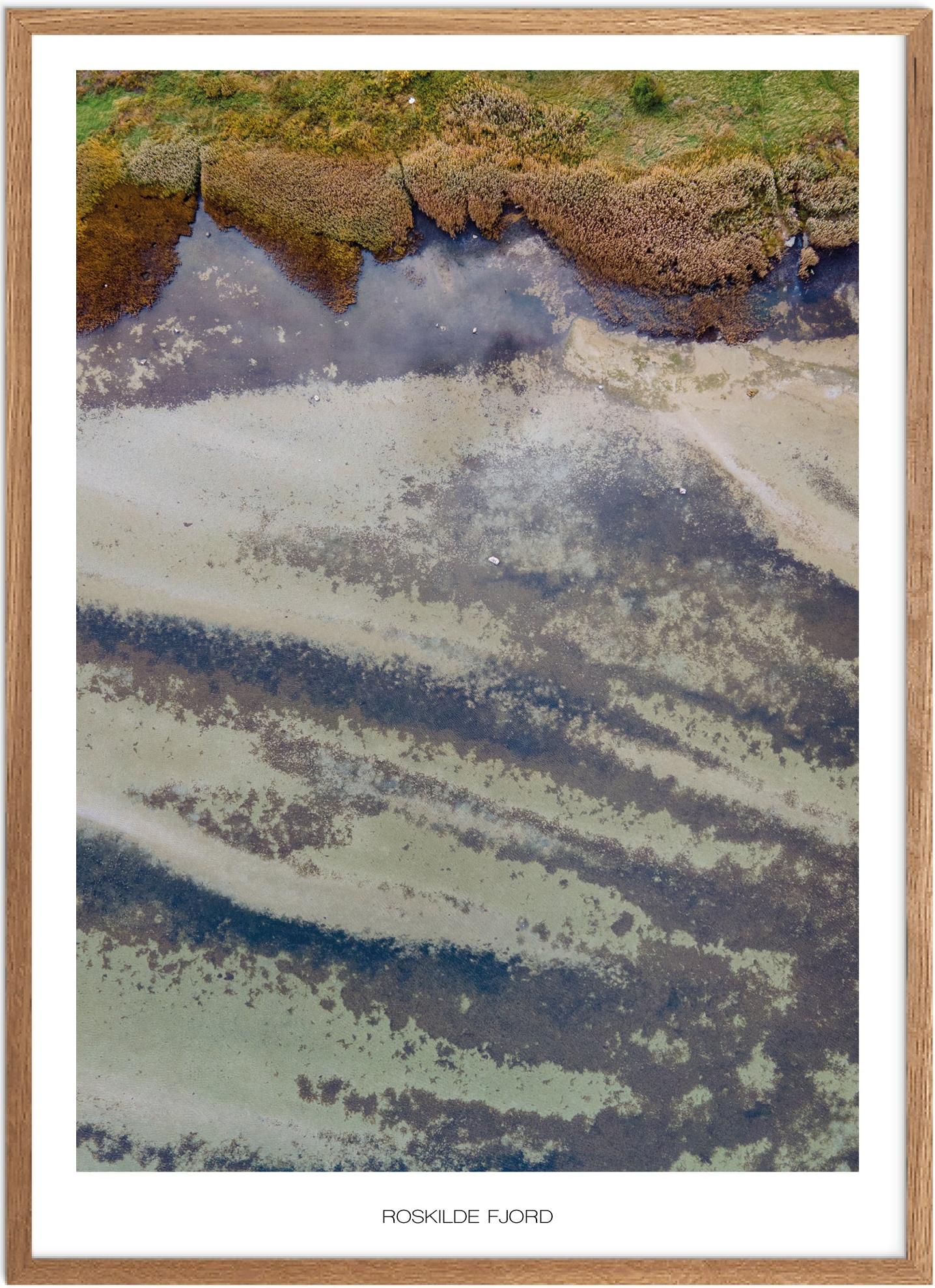 Plakat af Roskilde Fjord | Naturplakat med vikingehistorie