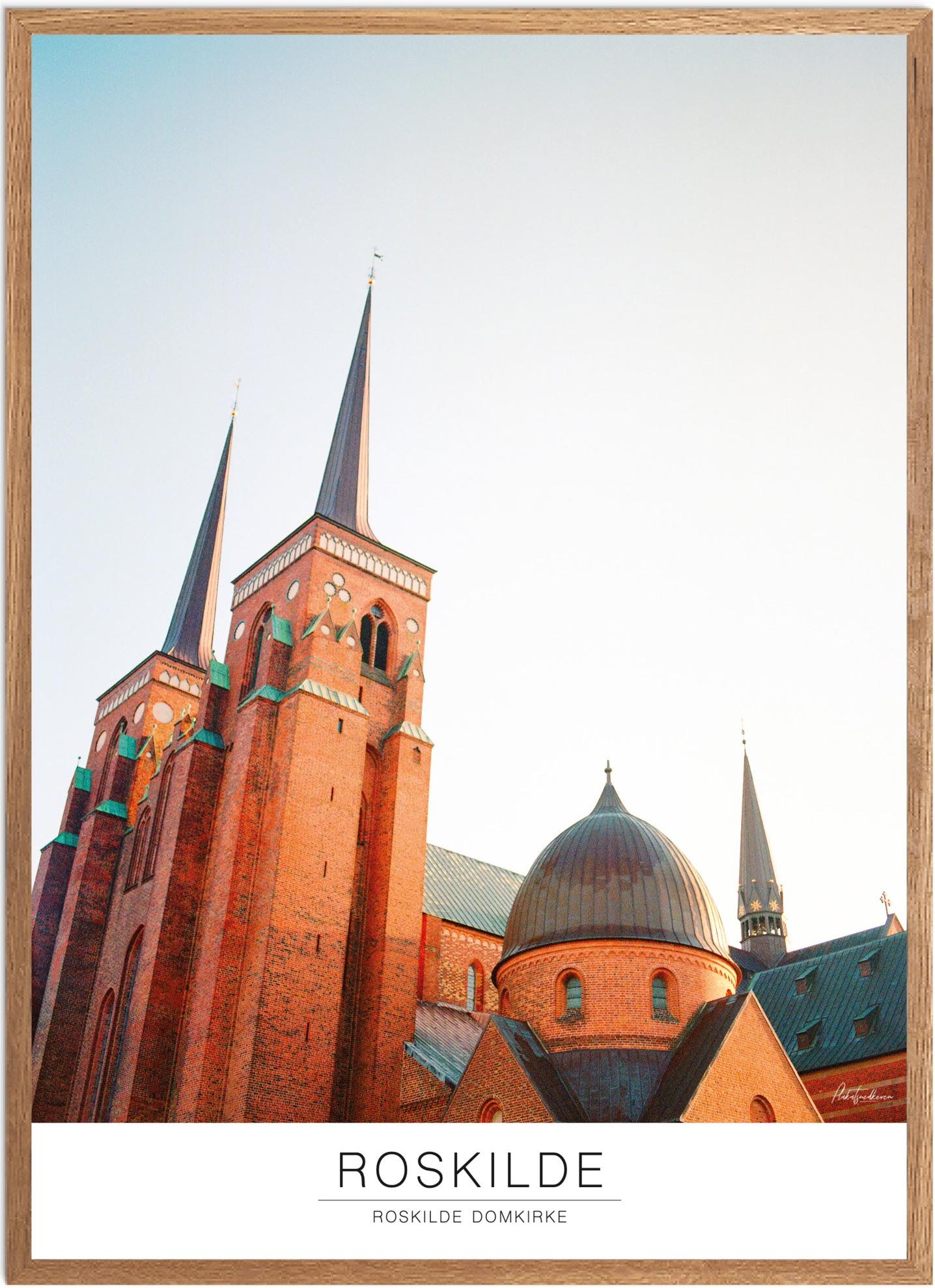 Plakat af Roskilde Domkirke | Smuk Naturplakat