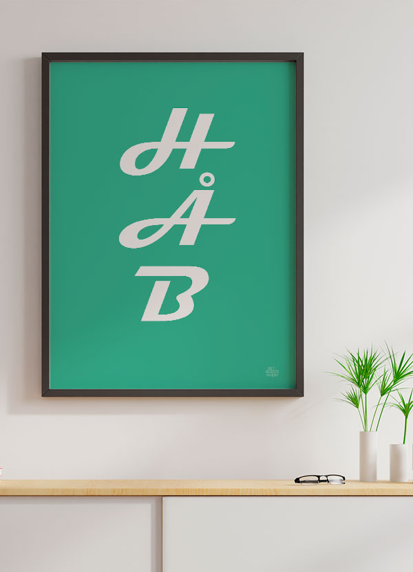 Håb Plakat - Grøn A4 - Inspirerende Vægkunst til Hjemmet